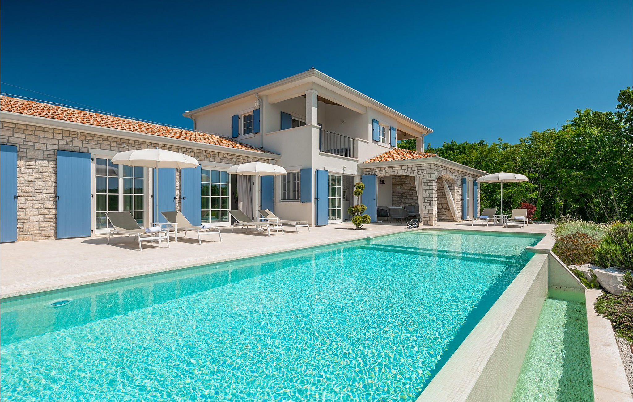 Vakantiehuis met privé zwembad in Visnjan (Kroatië) voor 10 personen