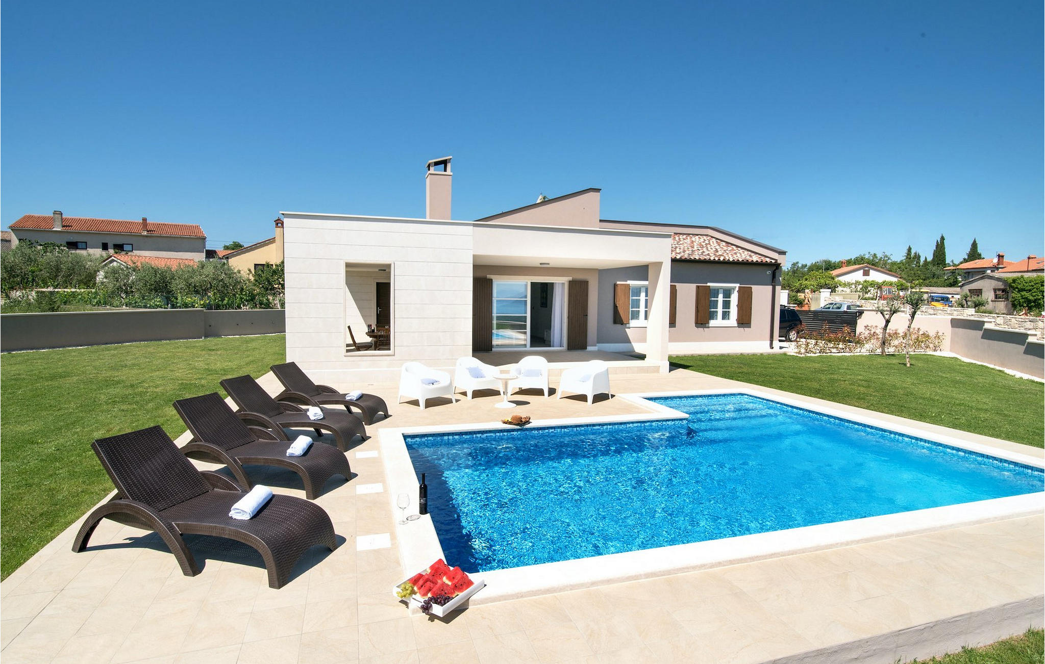 Vakantiehuis met privé zwembad in Pula-Marcana (Kroatië) voor 6 personen