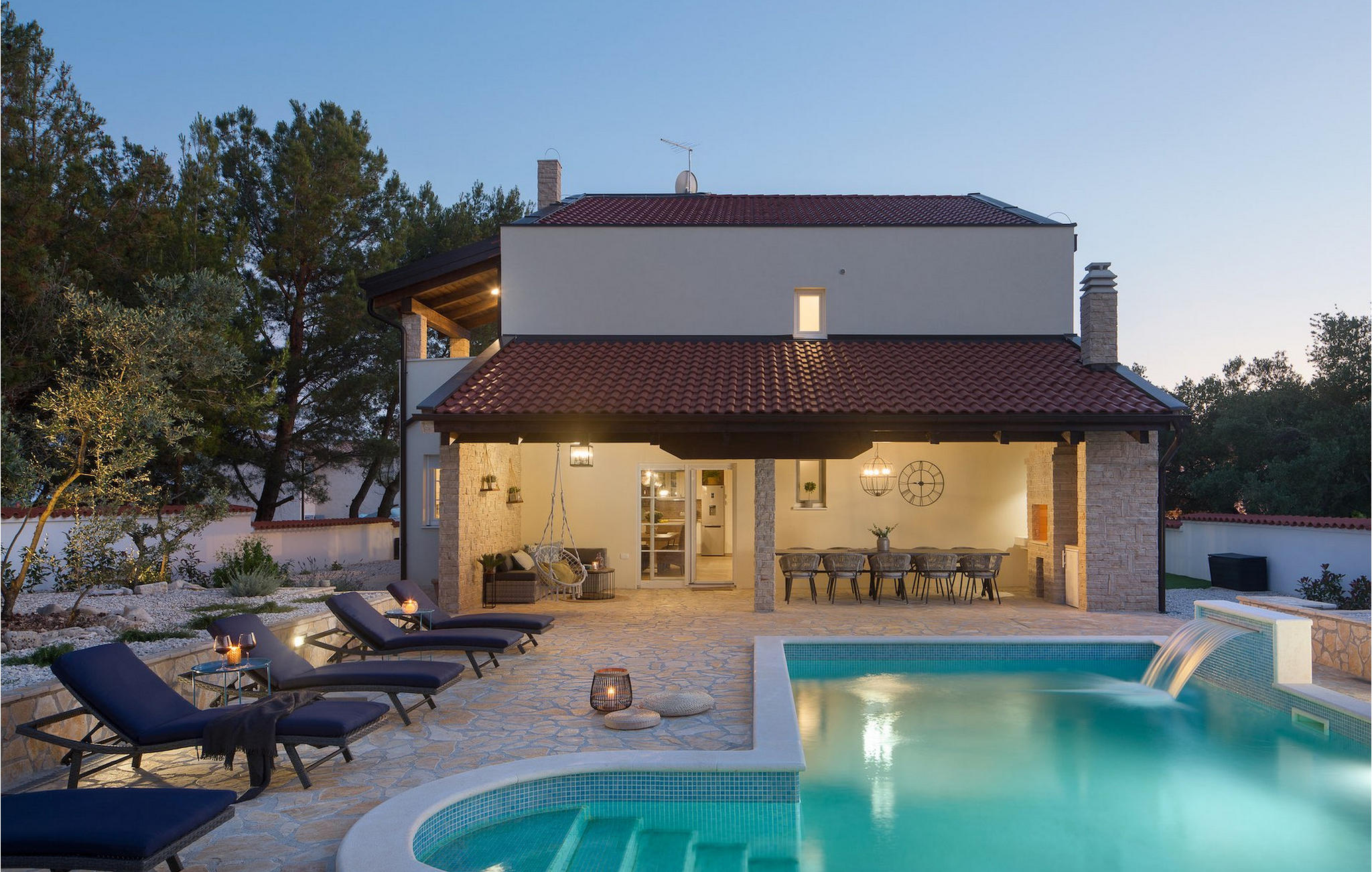 Vakantiehuis met privé zwembad in Fazana (Kroatië) voor 10 personen
