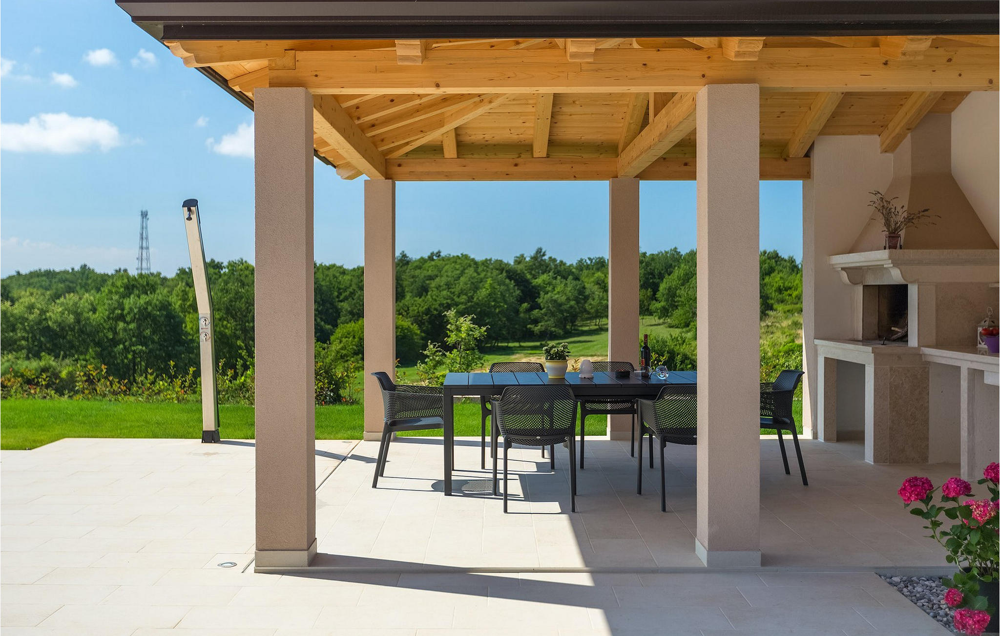 Vakantiehuis met privé zwembad in Tinjan (Kroatië) voor 6 personen