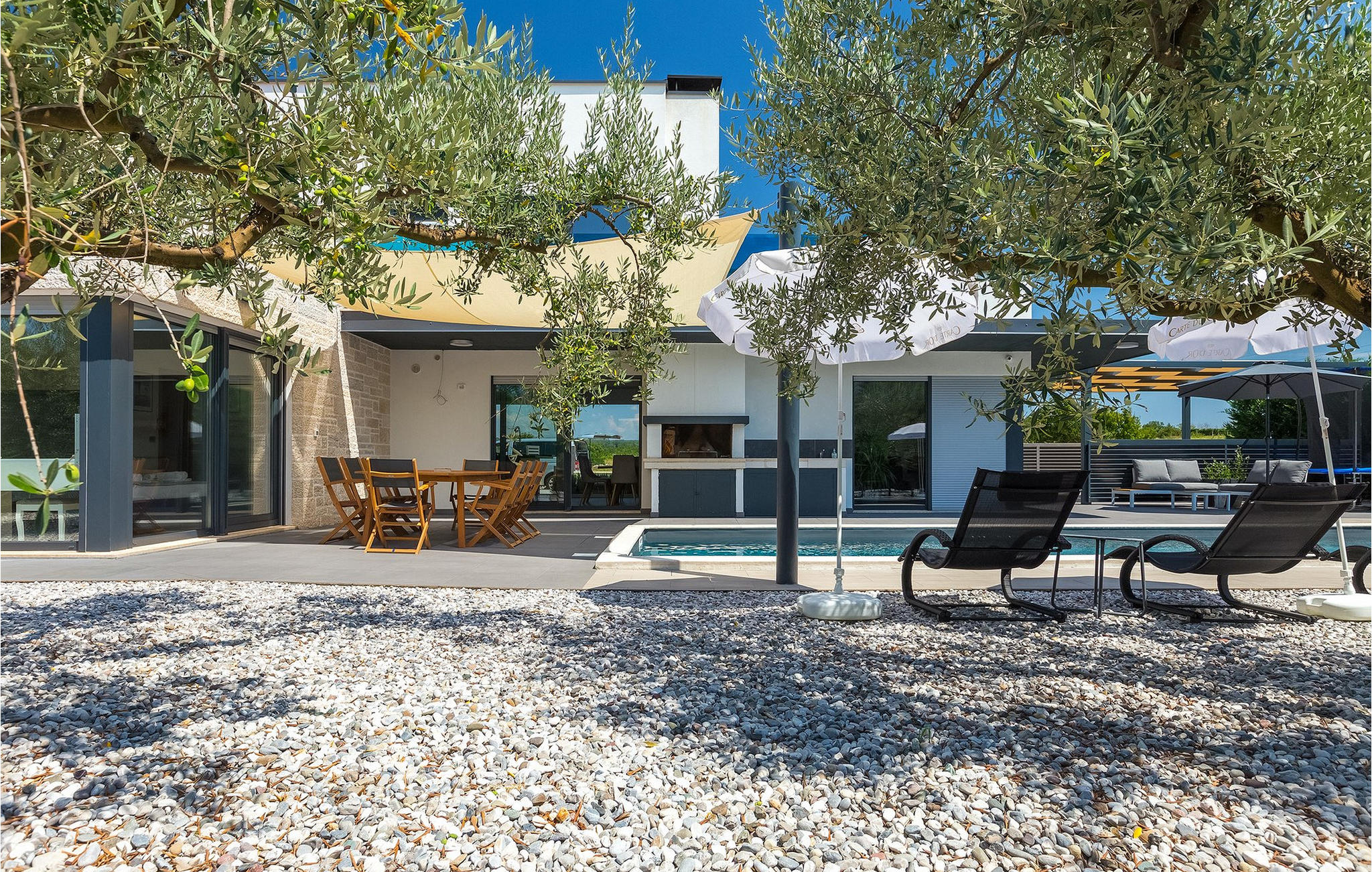 Vakantiehuis met privé zwembad in Visnjan (Kroatië) voor 8 personen