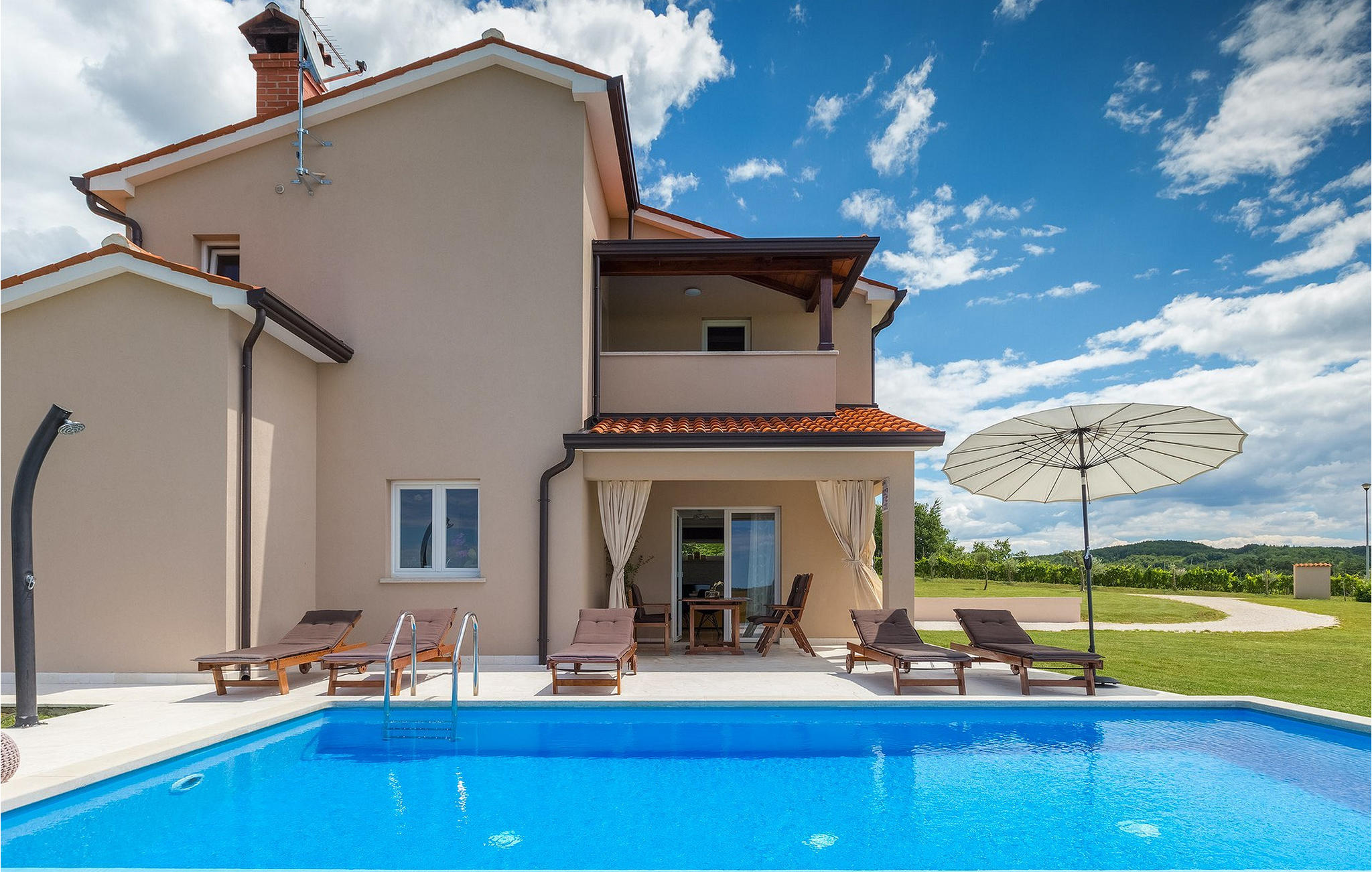 Vakantiehuis met privé zwembad in Pazin-Karojba (Kroatië) voor 5 personen