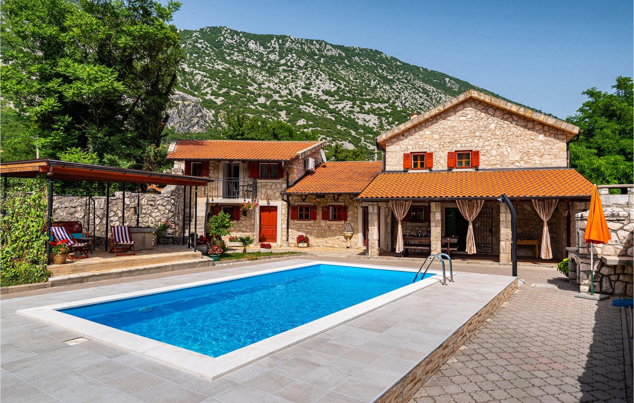 Vakantiehuis met privé zwembad in Crikvenica-Drivenik (Kroatië) voor 8 personen