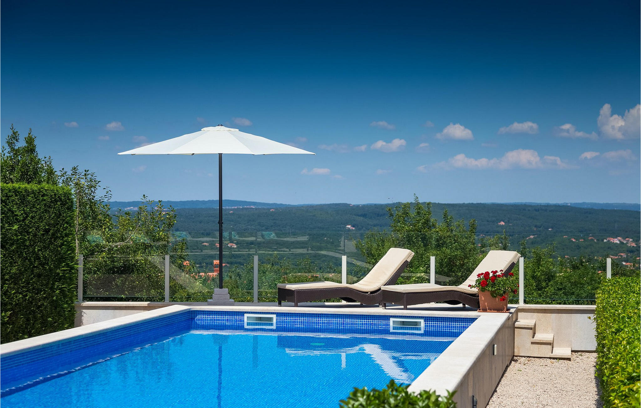 Vakantiehuis met privé zwembad in Labin (Kroatië) voor 10 personen