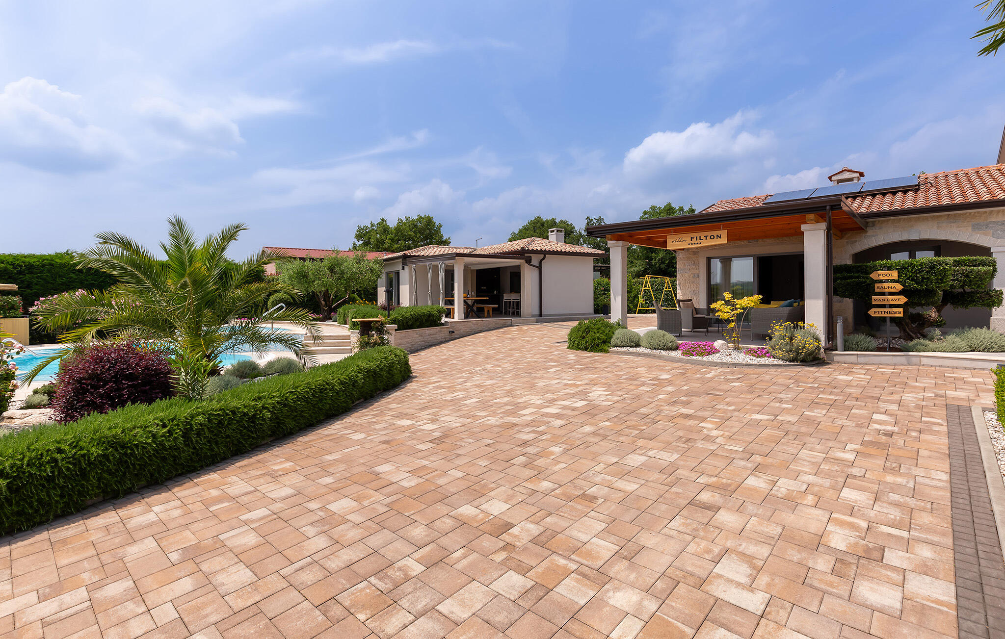 Vakantiehuis met privé zwembad in Visnjan-Vizinada (Kroatië) voor 12 personen