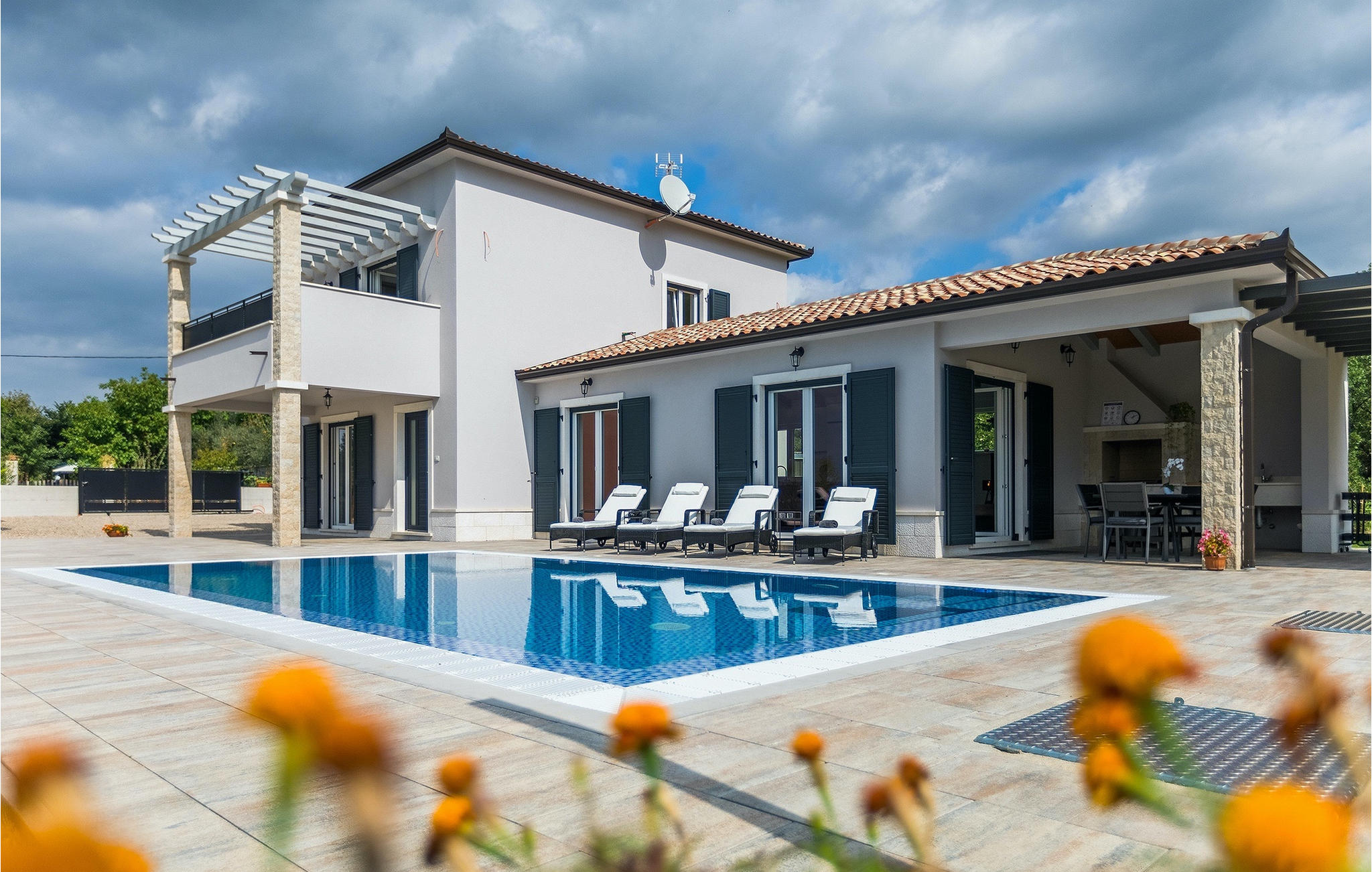 Vakantiehuis met privé zwembad in Labin (Kroatië) voor 8 personen