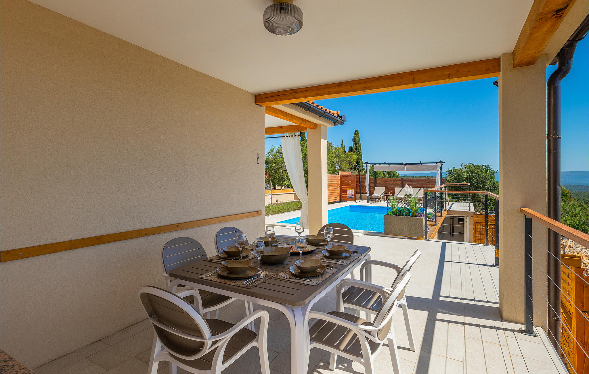 Vakantiehuis met privé zwembad in Pula-Marcana (Kroatië) voor 6 personen