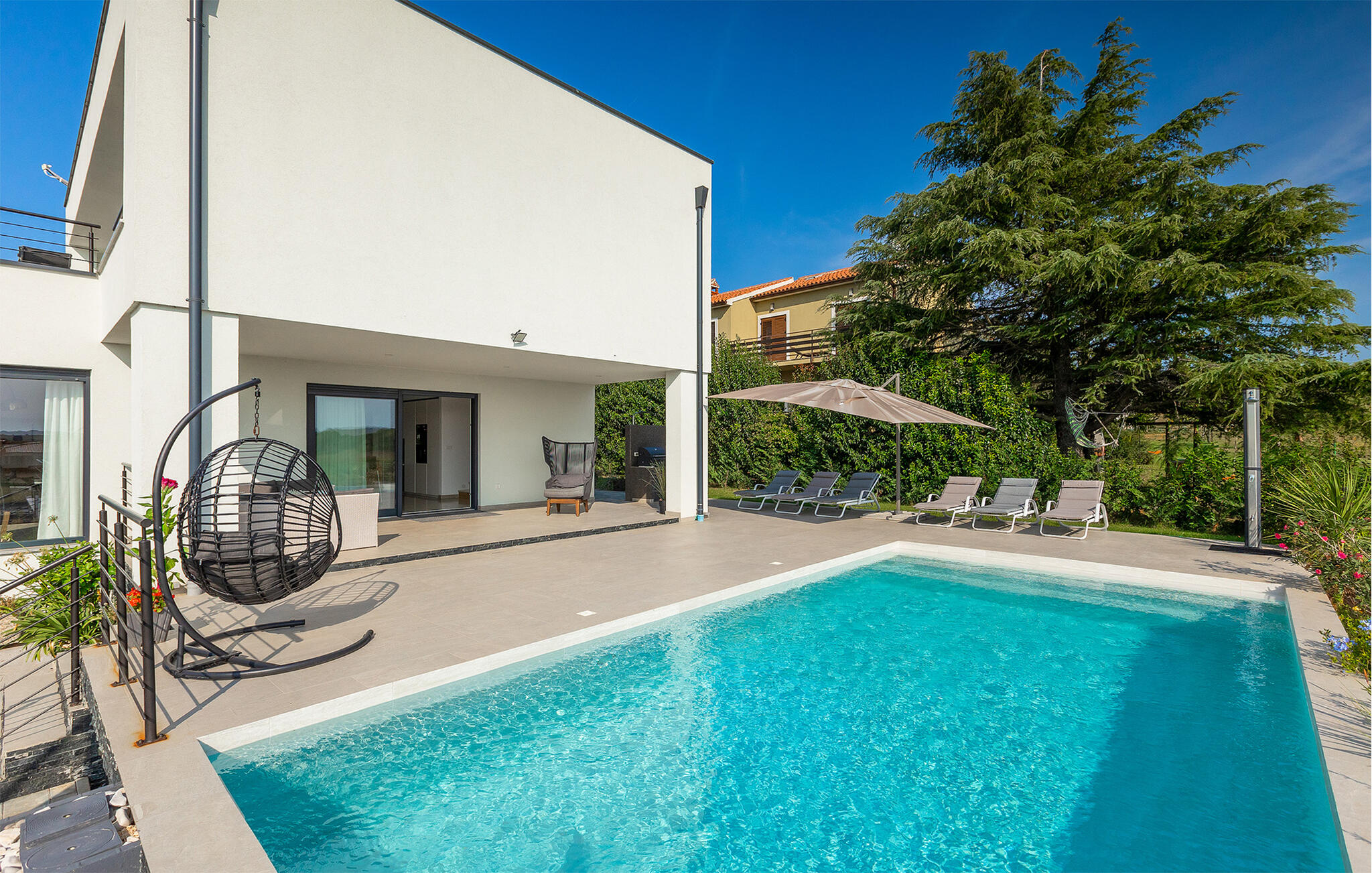 Vakantiehuis met privé zwembad in Pula-Marcana (Kroatië) voor 6 personen