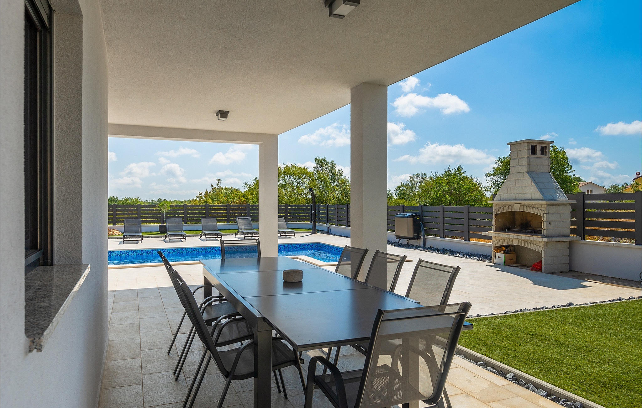 Vakantiehuis met privé zwembad in Pula-Marcana (Kroatië) voor 10 personen