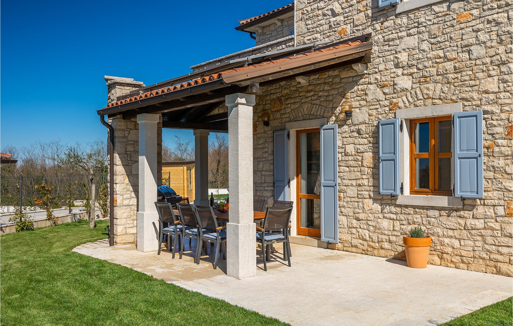 Vakantiehuis met privé zwembad in Groznjan (Kroatië) voor 6 personen