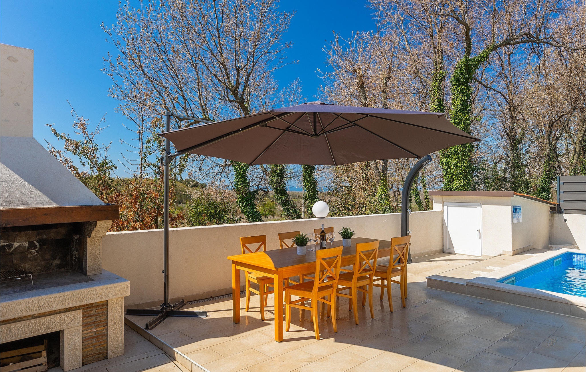Vakantiehuis met privé zwembad in Visnjan (Kroatië) voor 8 personen
