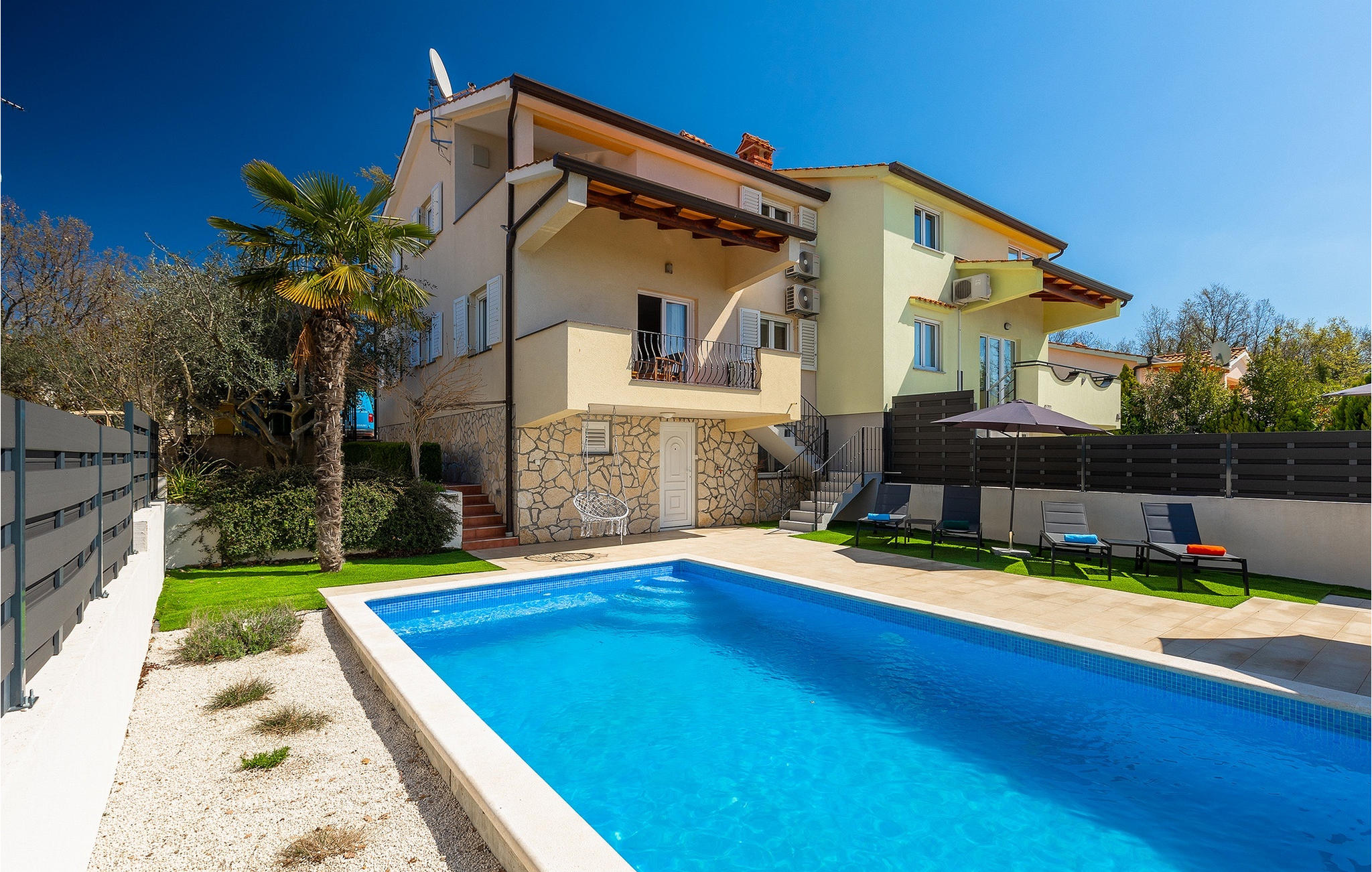 Vakantiehuis met privé zwembad in Visnjan (Kroatië) voor 8 personen