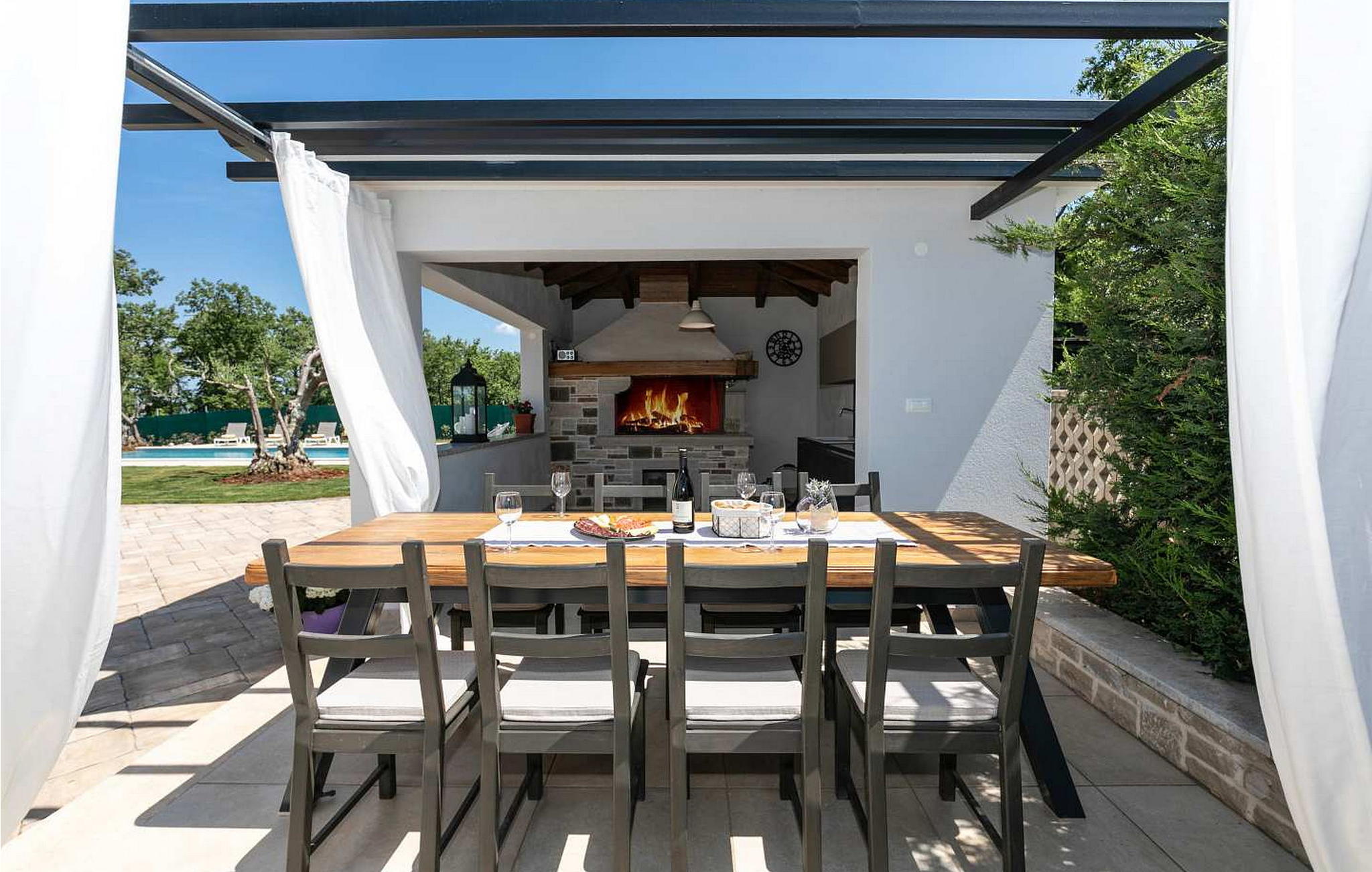 Vakantiehuis met privé zwembad in Visnjan-Vizinada (Kroatië) voor 6 personen