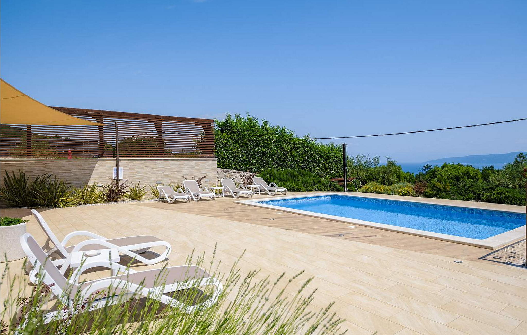 Vakantiehuis met privé zwembad in Labin (Kroatië) voor 6 personen