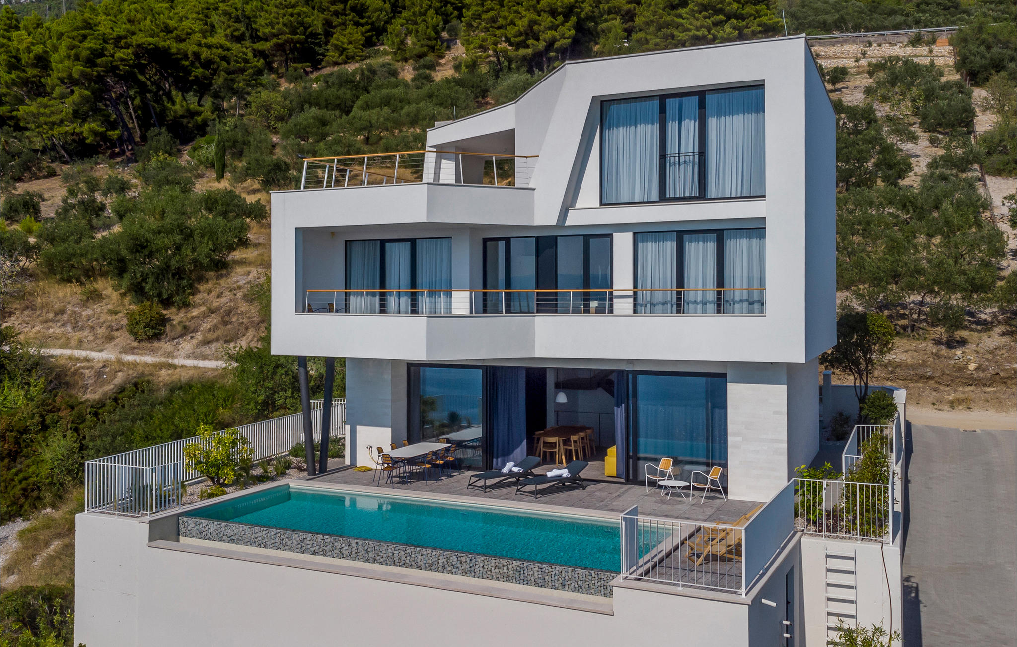 Vakantiehuis met privé zwembad in Makarska-Brela (Kroatië) voor 8 personen