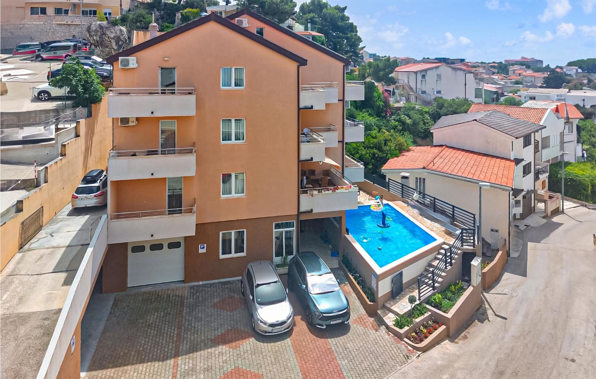 Vakantiehuis met privé zwembad in Makarska - Baska Voda (Kroatië) voor 4 personen