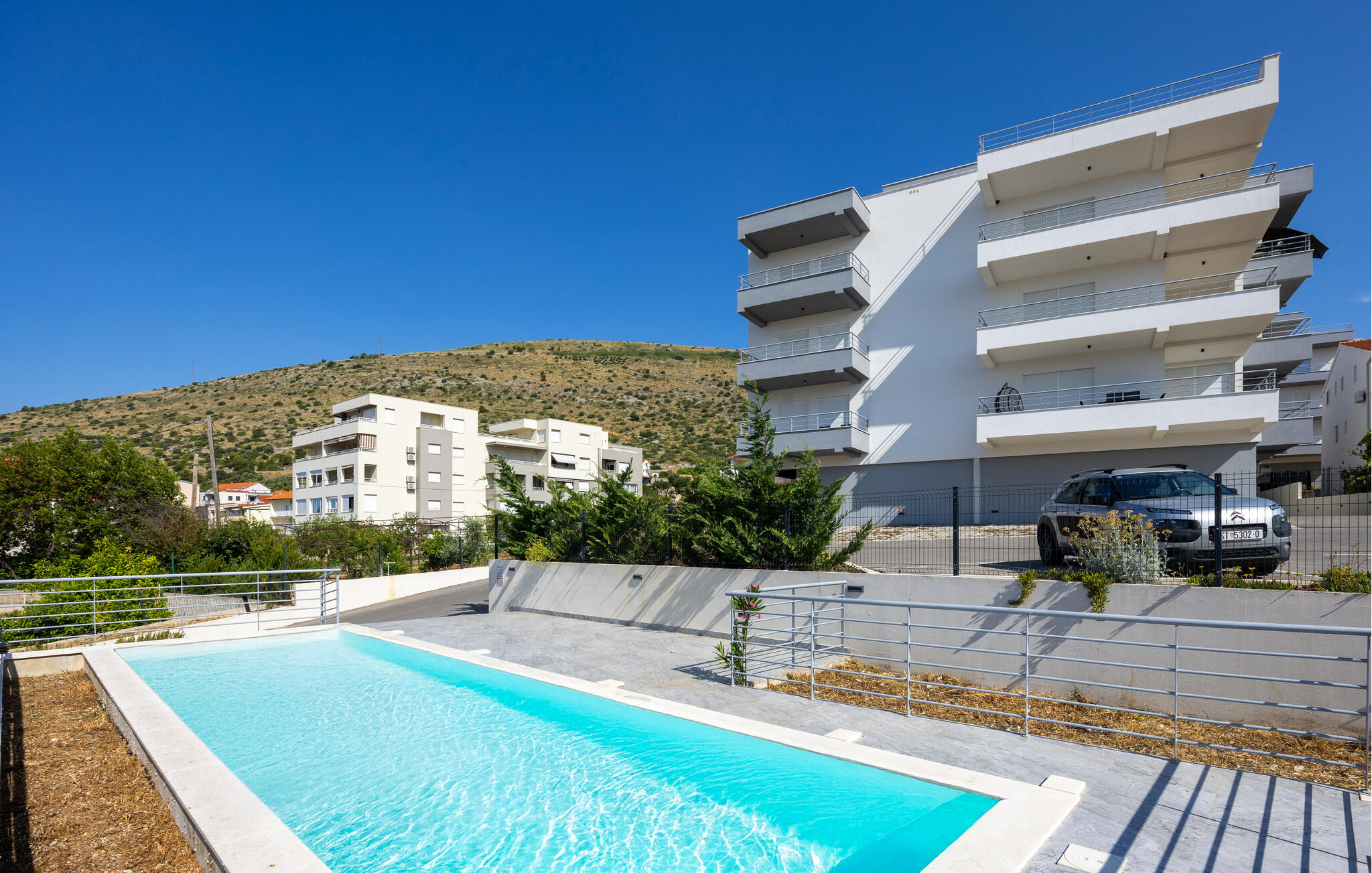 Vakantiehuis met zwembad in Trogir- Seget Donji (Kroatië) voor 3 personen