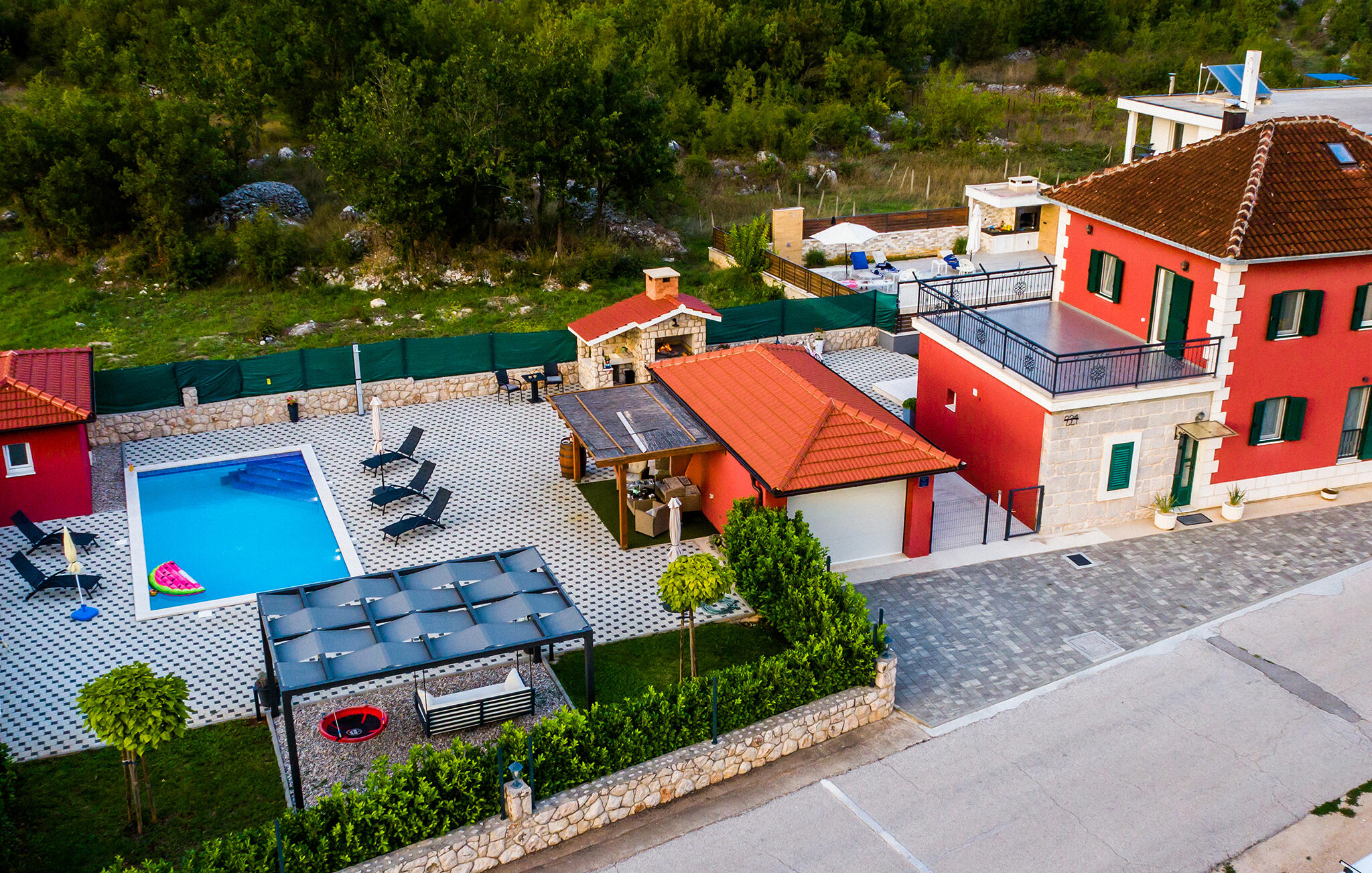 Vakantiehuis met privé zwembad in Makarska - Slivno (Kroatië) voor 5 personen