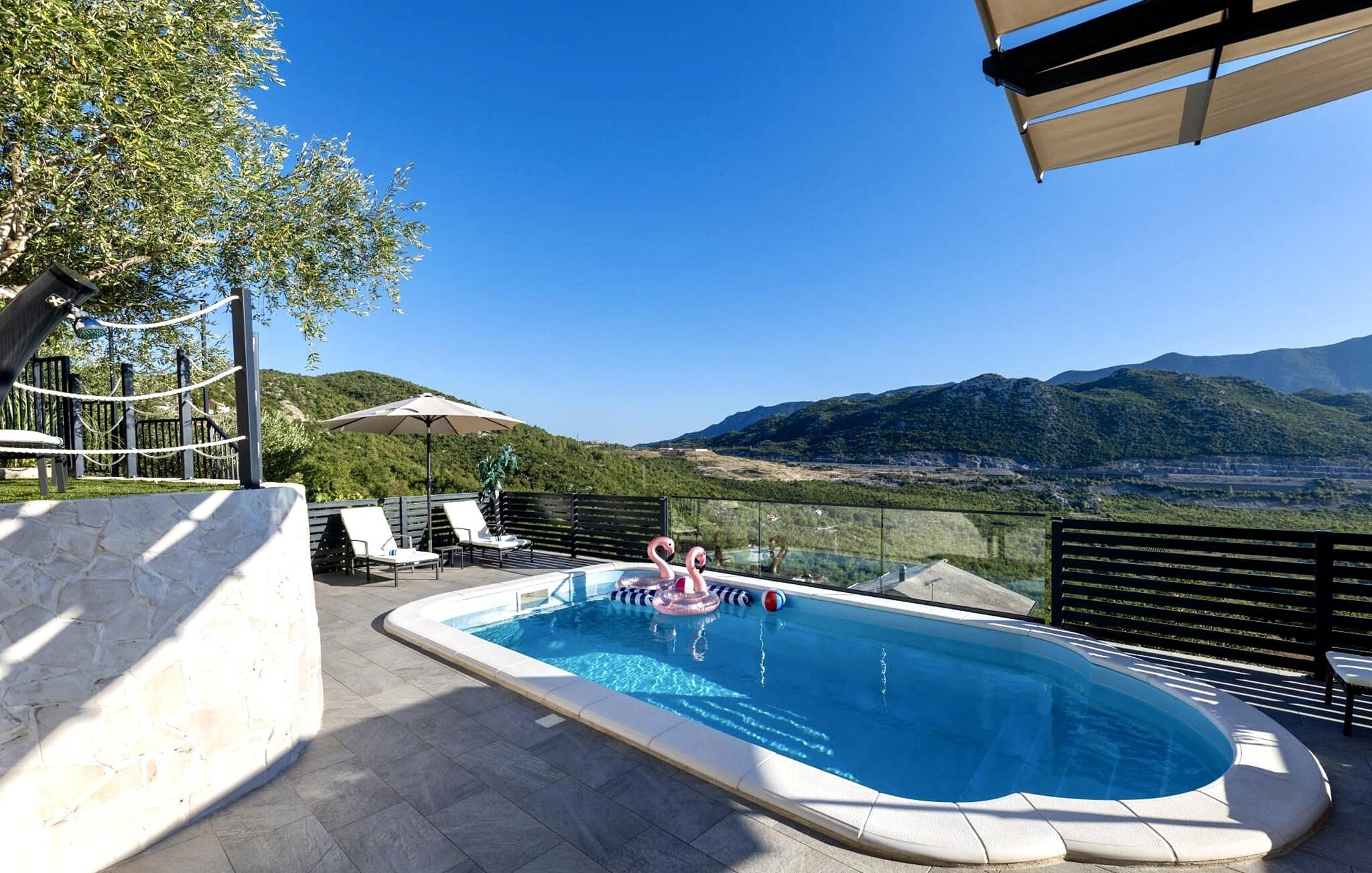 Vakantiehuis met privé zwembad in Makarska - Vrgorac (Kroatië) voor 6 personen