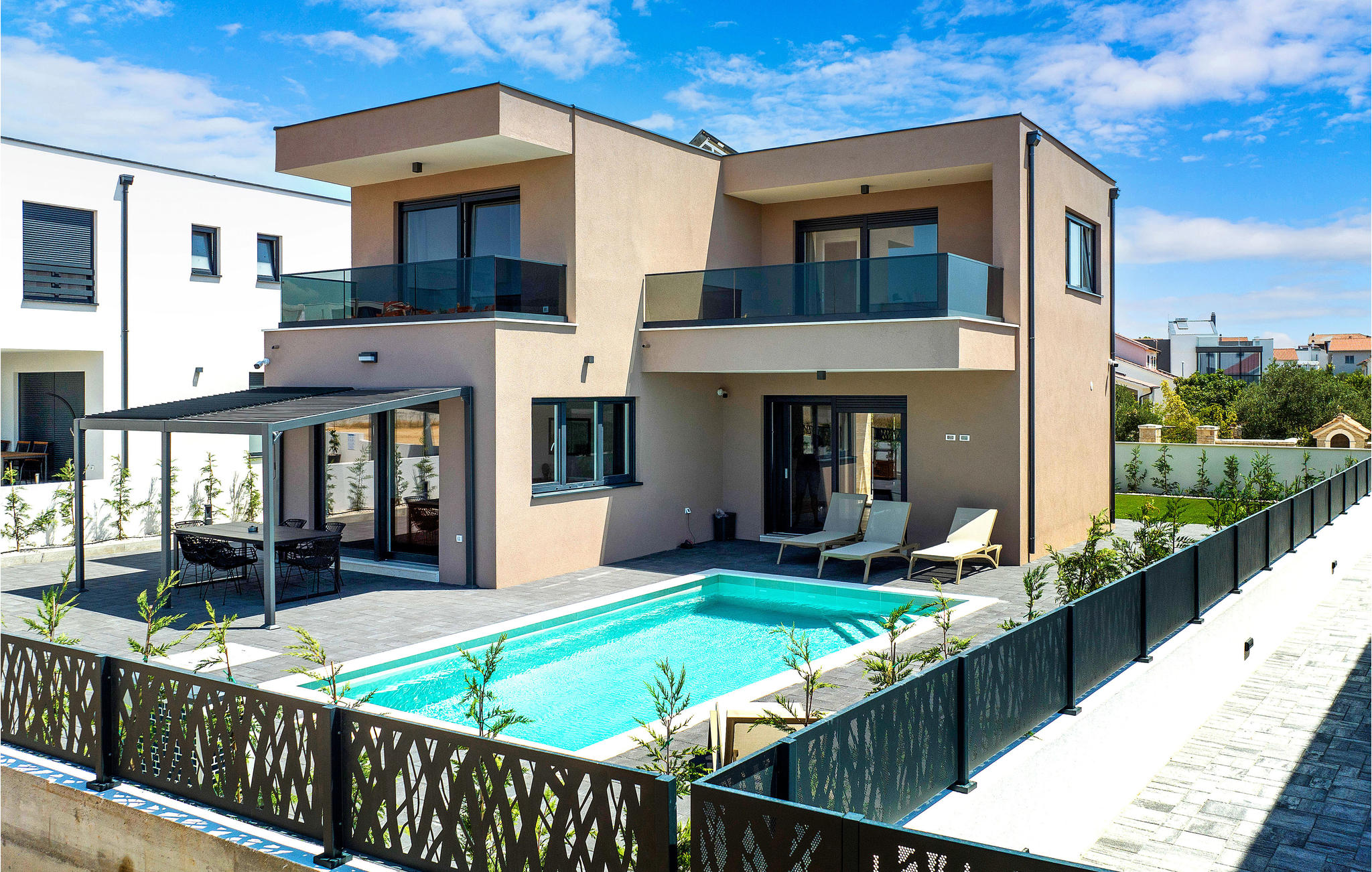 Vakantiehuis met privé zwembad in Vodice (Kroatië) voor 6 personen