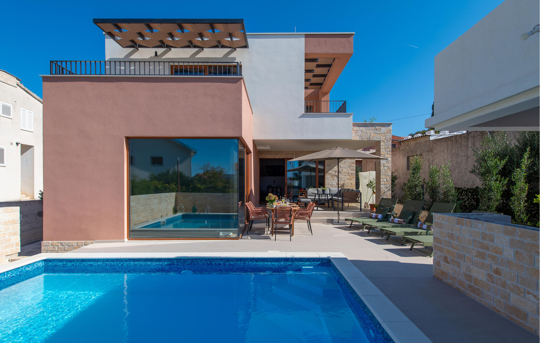 Vakantiehuis met privé zwembad in Sibenik-Brodarica (Kroatië) voor 6 personen