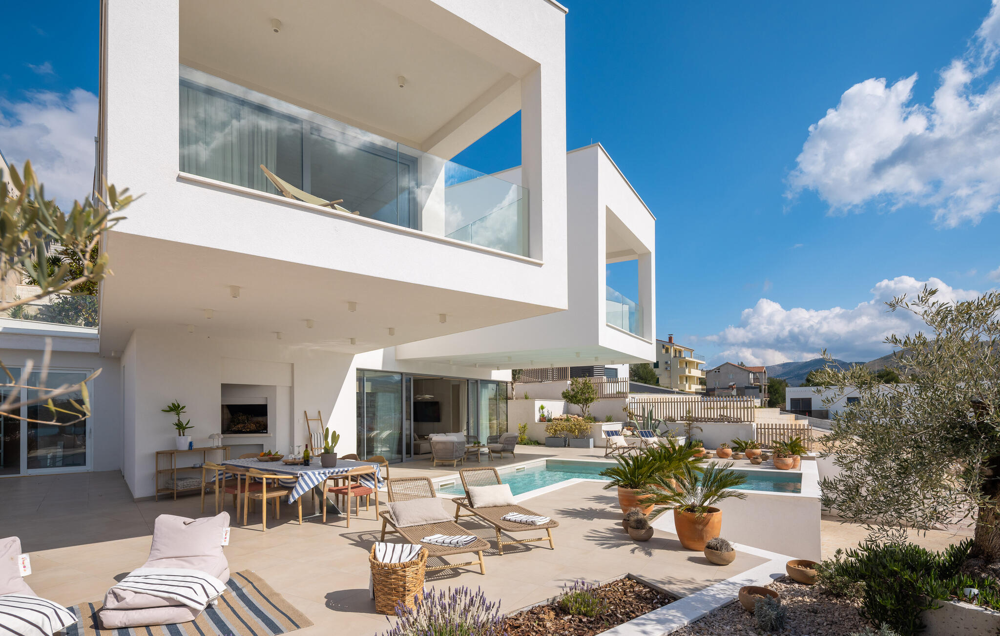 Vakantiehuis met privé zwembad in Sibenik-Zaboric (Kroatië) voor 8 personen