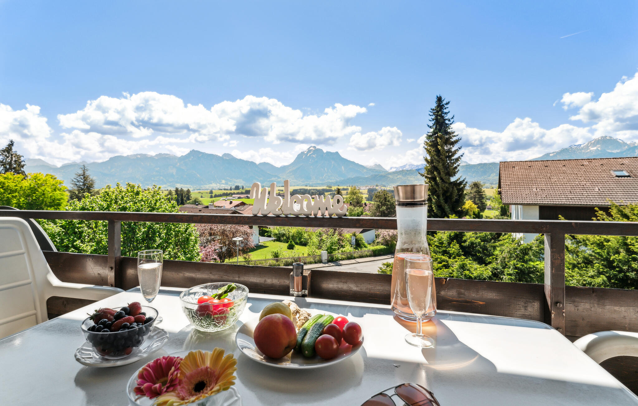 Vakantiehuis met omheinde tuin in Füssen - Hopfen am See (Duitsland) 3 honden zijn welkom