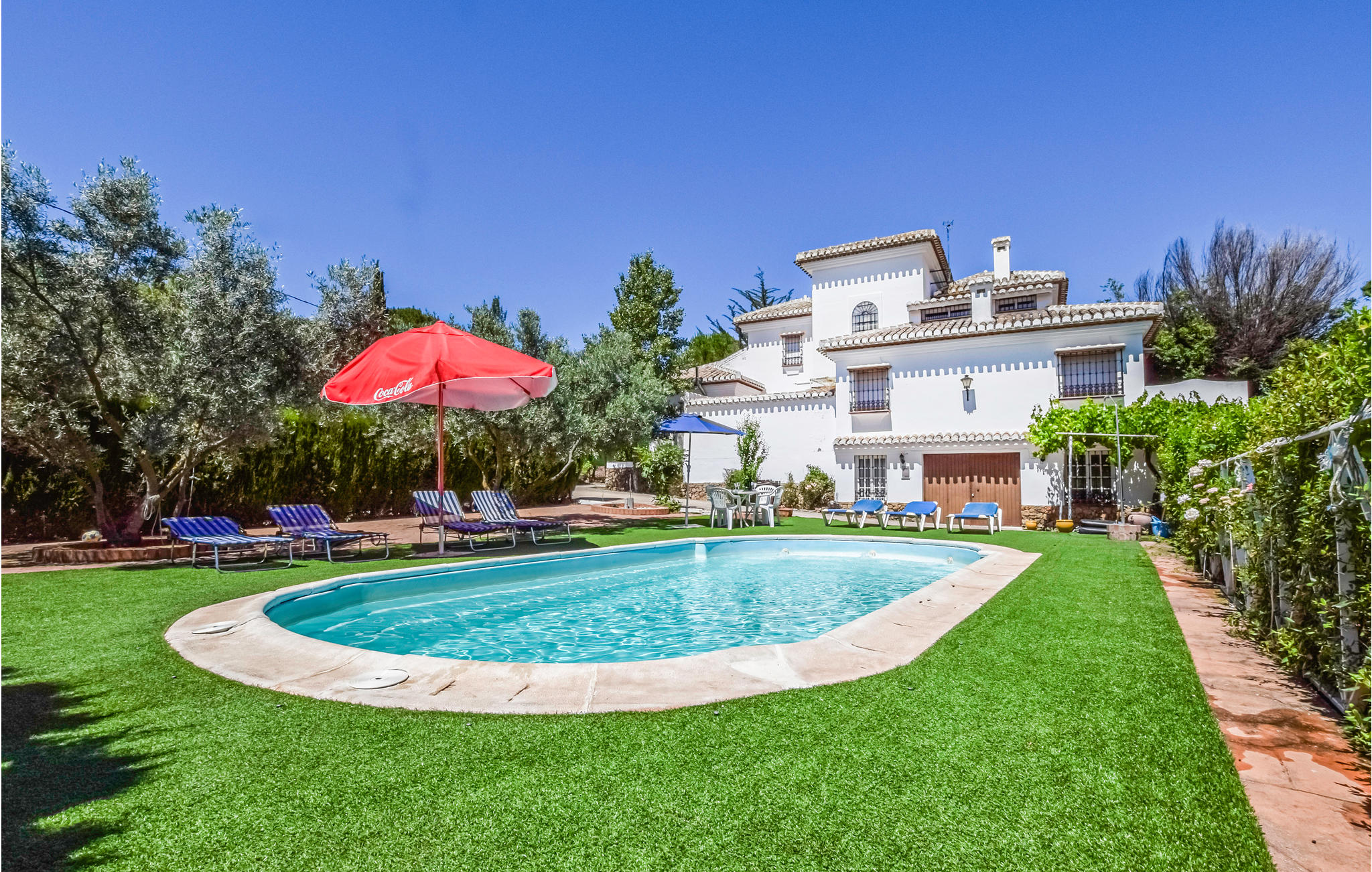 Vakantiehuis met privé zwembad in Villanueva del Rosario/Malaga (Spanje) voor 10 personen