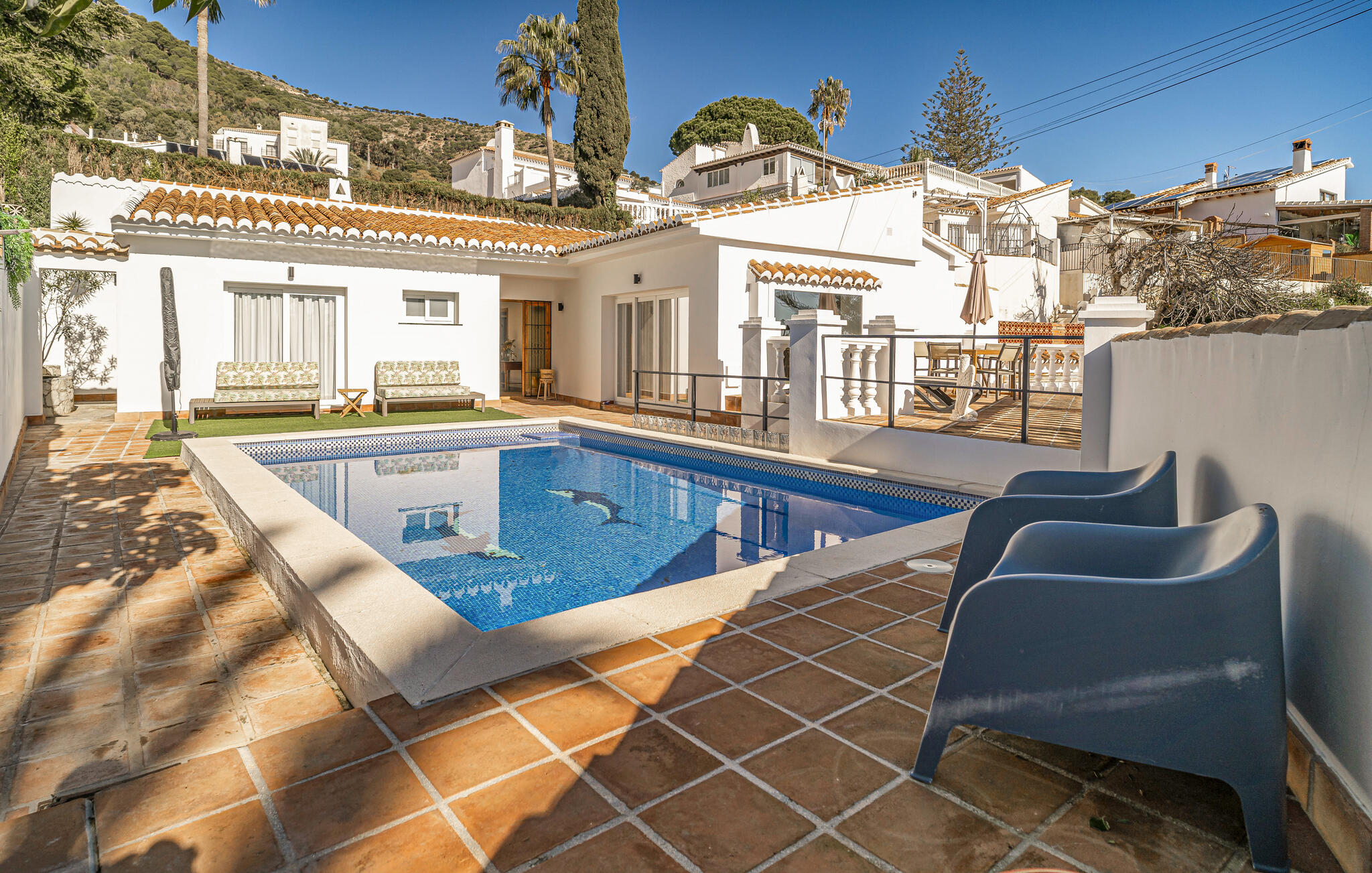 Vakantiehuis met privé zwembad in Mijas (Spanje) voor 6 personen