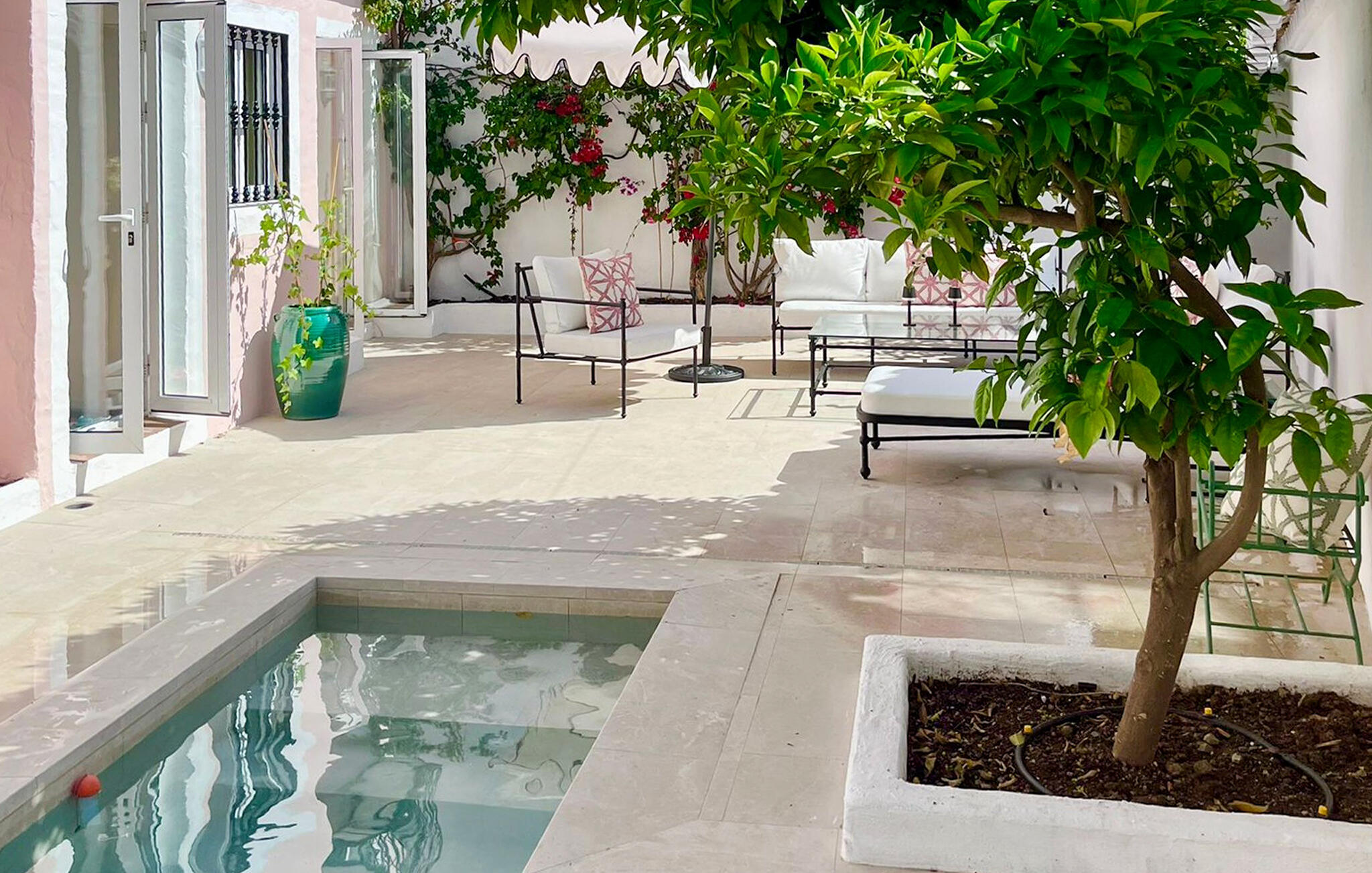 Vakantiehuis met privé zwembad in Marbella (Spanje) voor 7 personen