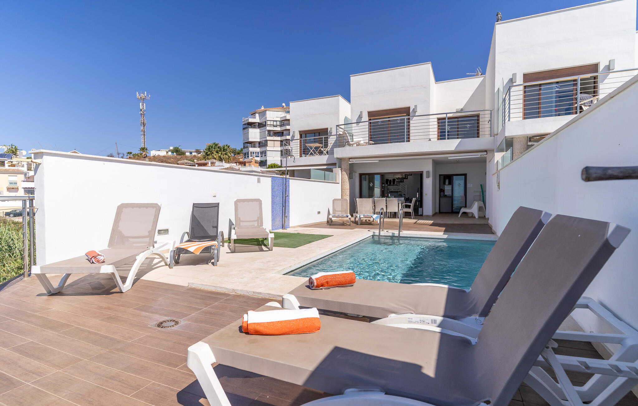 Vakantiehuis met privé zwembad in Torrox Costa (Spanje) voor 8 personen