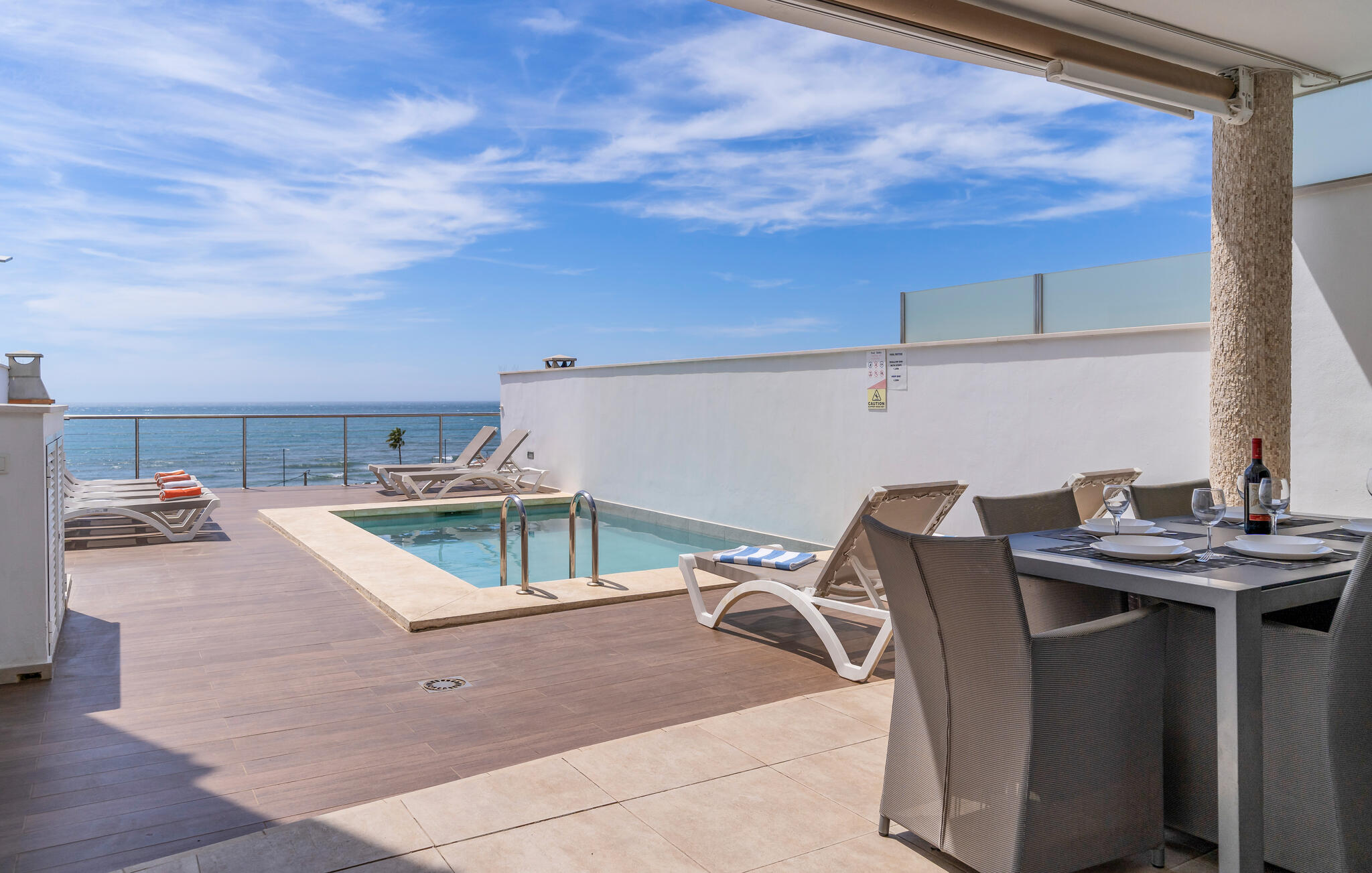 Vakantiehuis met privé zwembad in Torrox Costa (Spanje) voor 8 personen