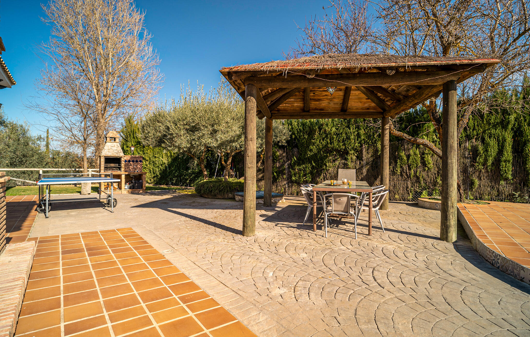 Ferienhaus mit umzäuntem Garten in Rona (Spanien) und 1 Hund erlaubt