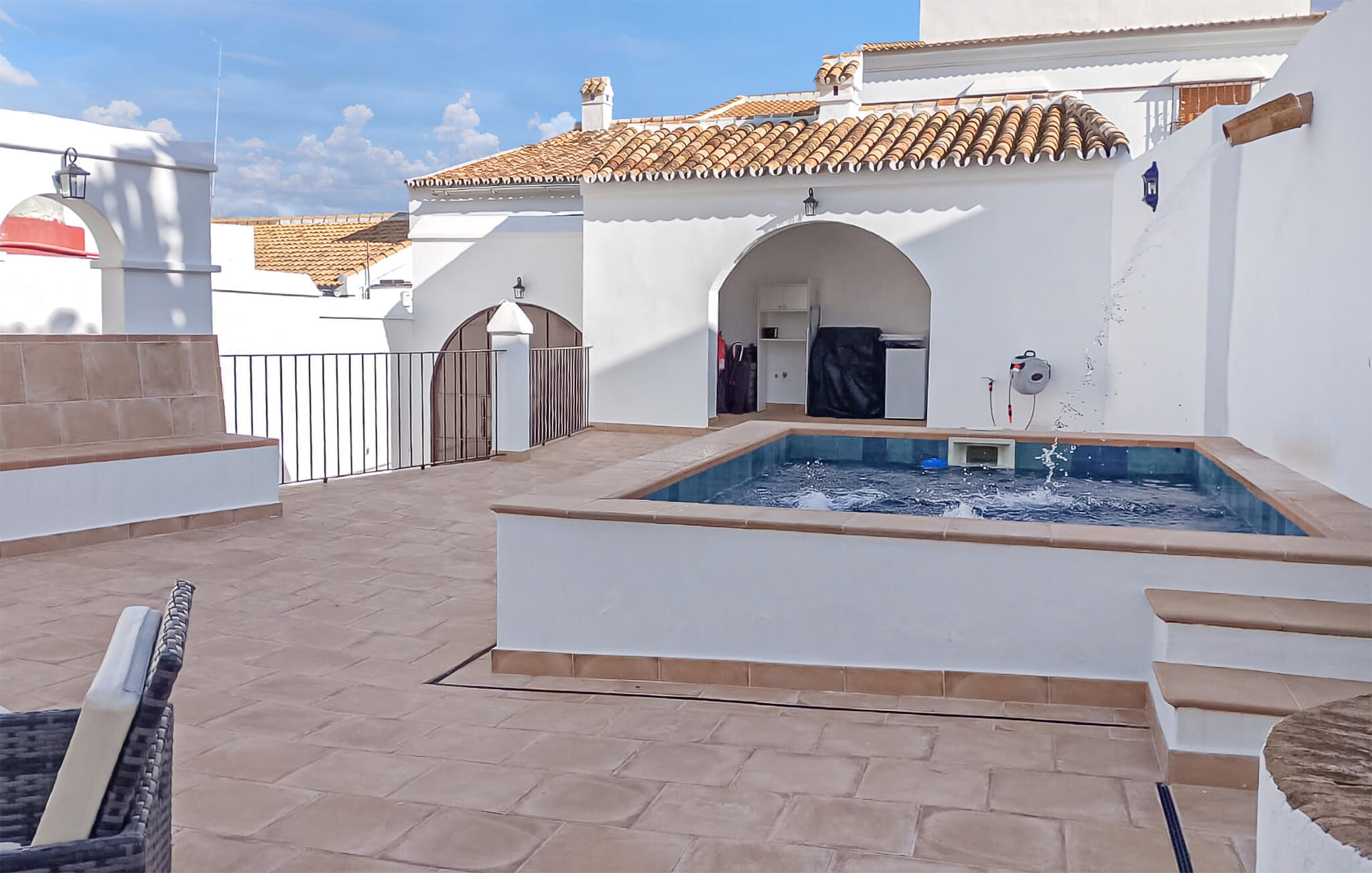 Vakantiehuis met privé zwembad in Castilblanco de los Arroyos (Spanje) voor 10 personen