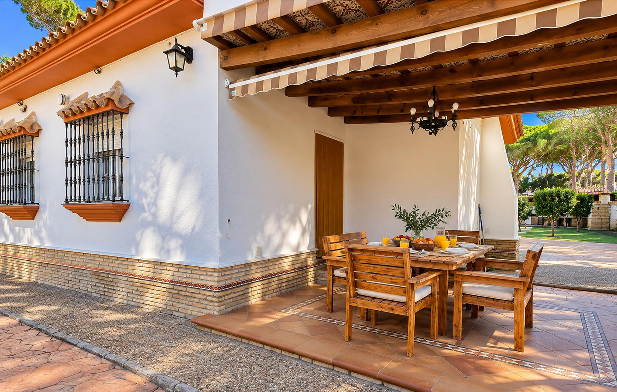 Ferienhaus mit umzäuntem Garten in Chiclana de la Frontera (Spanien) und 2 Hunde erlaubt