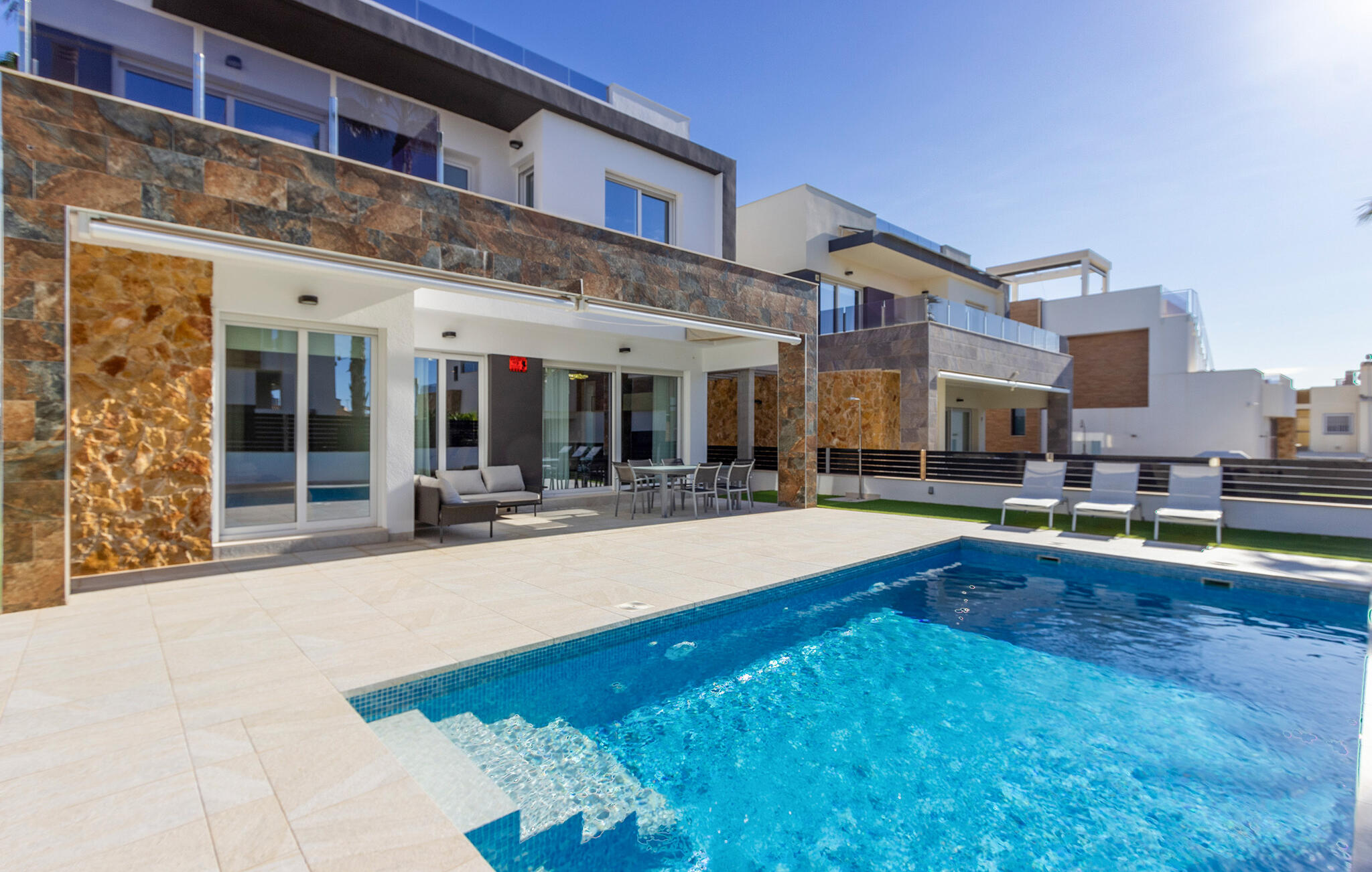 Vakantiehuis met privé zwembad in Torrevieja (Spanje) voor 6 personen