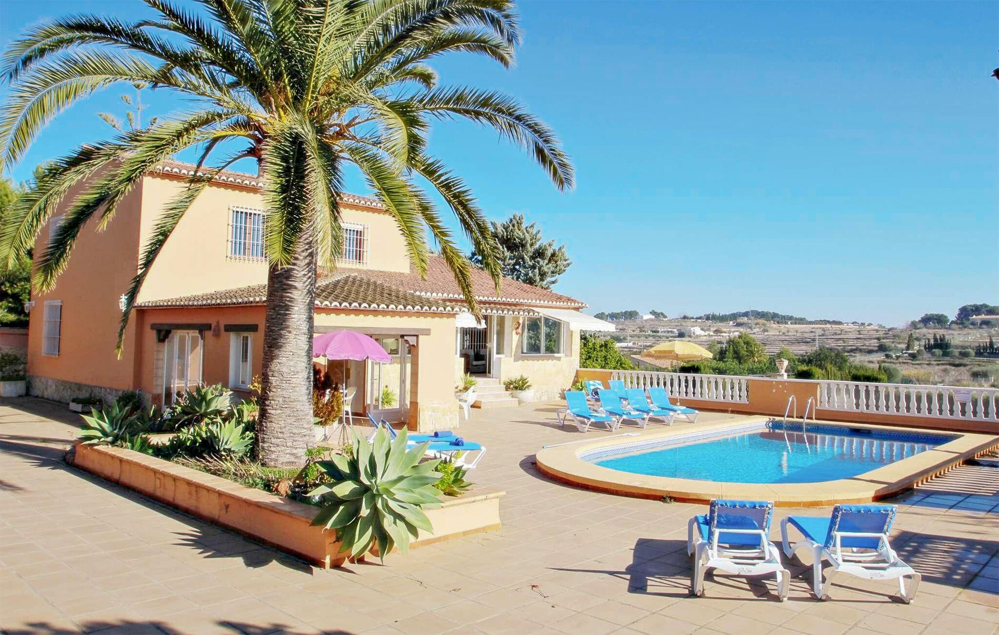 Vakantiehuis met privé zwembad in Benissa (Spanje) voor 10 personen