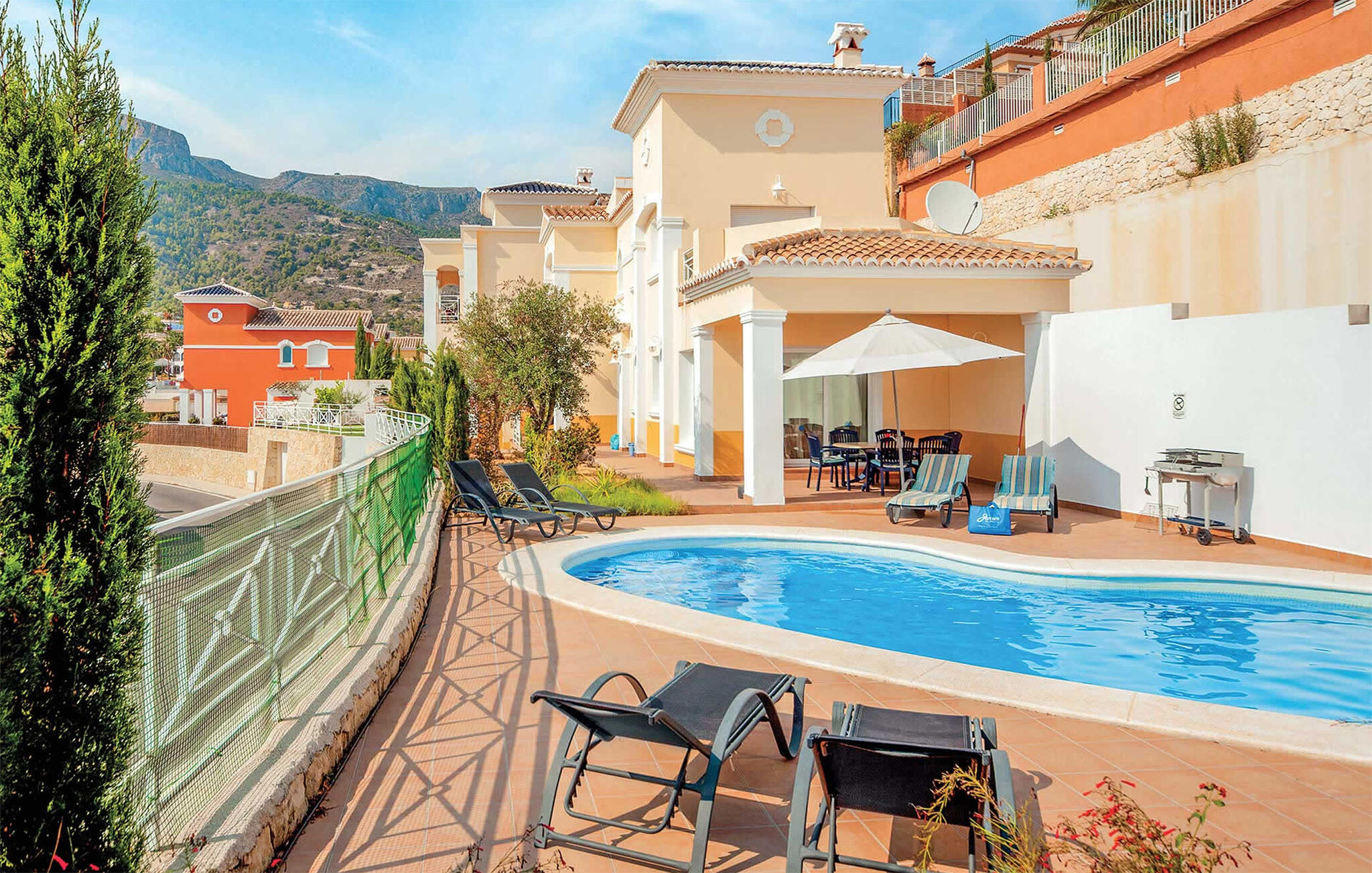 Vakantiehuis met privé zwembad in Calpe (Spanje) voor 6 personen