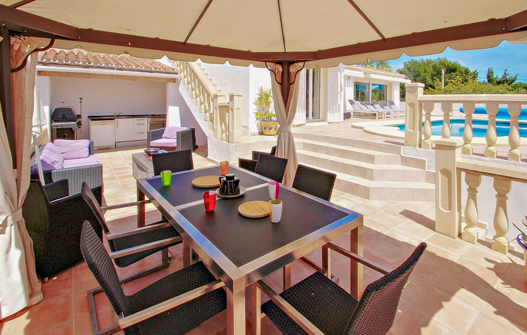 Vakantiehuis met privé zwembad in Benissa (Spanje) voor 8 personen