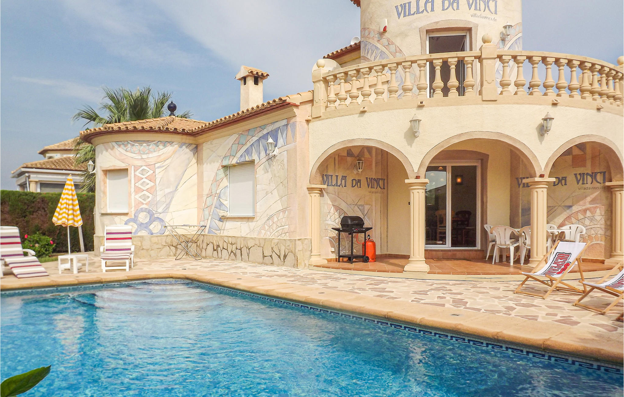 Vakantiehuis met privé zwembad in El Verger (Spanje) voor 4 personen