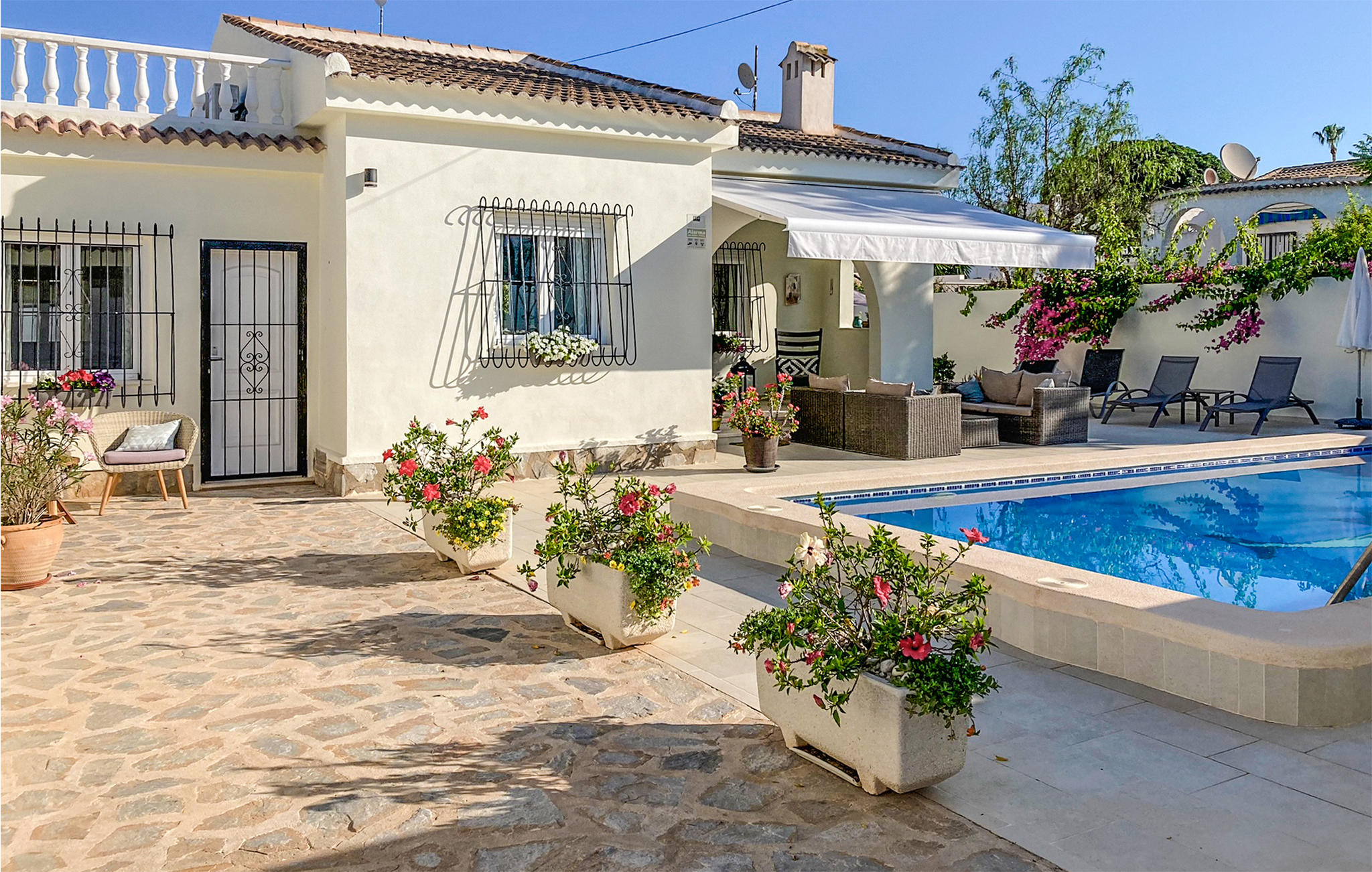 Vakantiehuis met privé zwembad in Torrevieja (Spanje) voor 8 personen