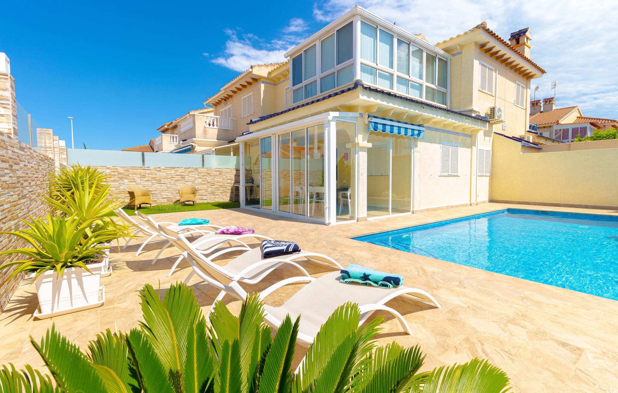 Vakantiehuis met privé zwembad in Orihuela Costa (Spanje) voor 8 personen