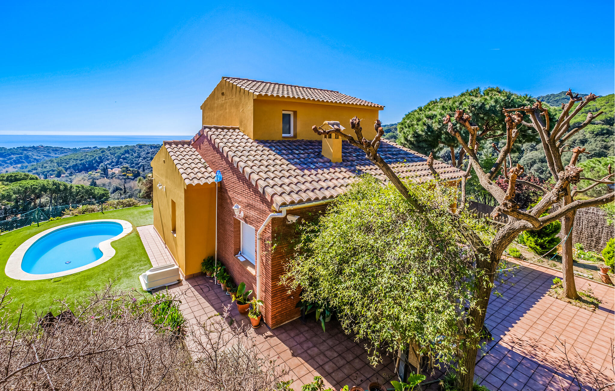 Vakantiehuis met privé zwembad in Arenys de Munt (Spanje) voor 6 personen