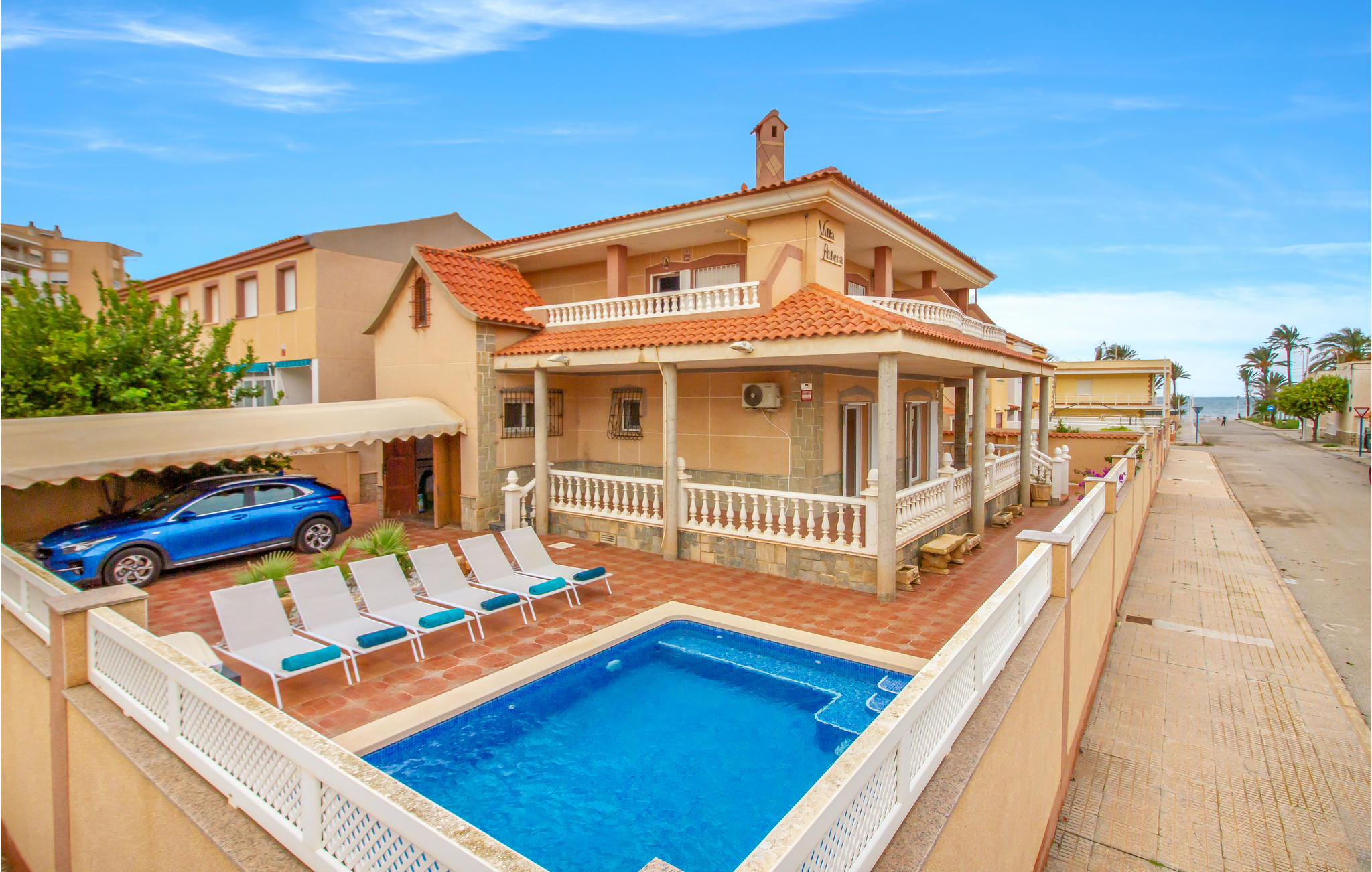 Vakantiehuis met privé zwembad in Mar de Cristal (Spanje) voor 10 personen