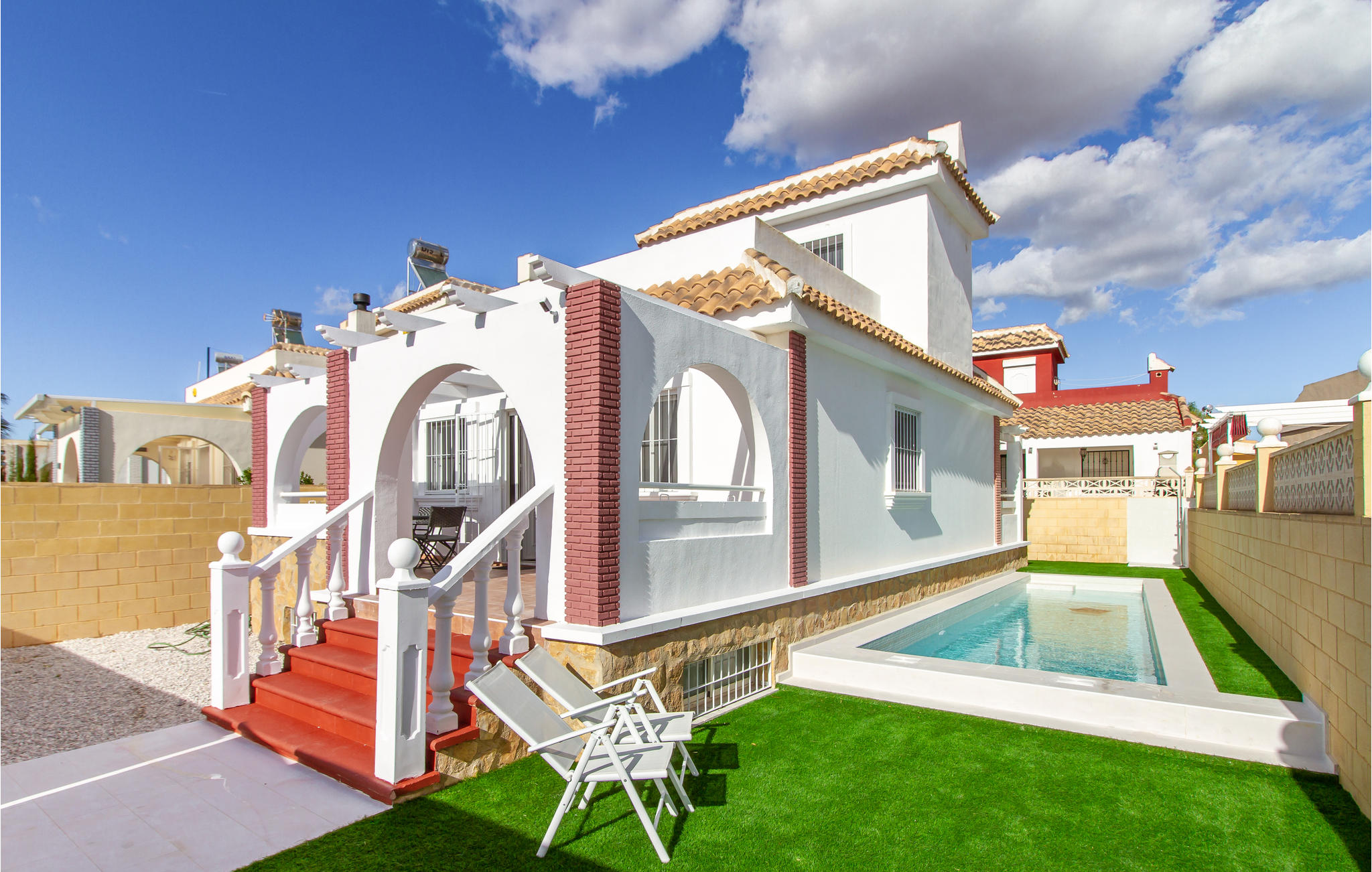 Vakantiehuis met privé zwembad in Sucina / New Sierra Golf (Spanje) voor 4 personen