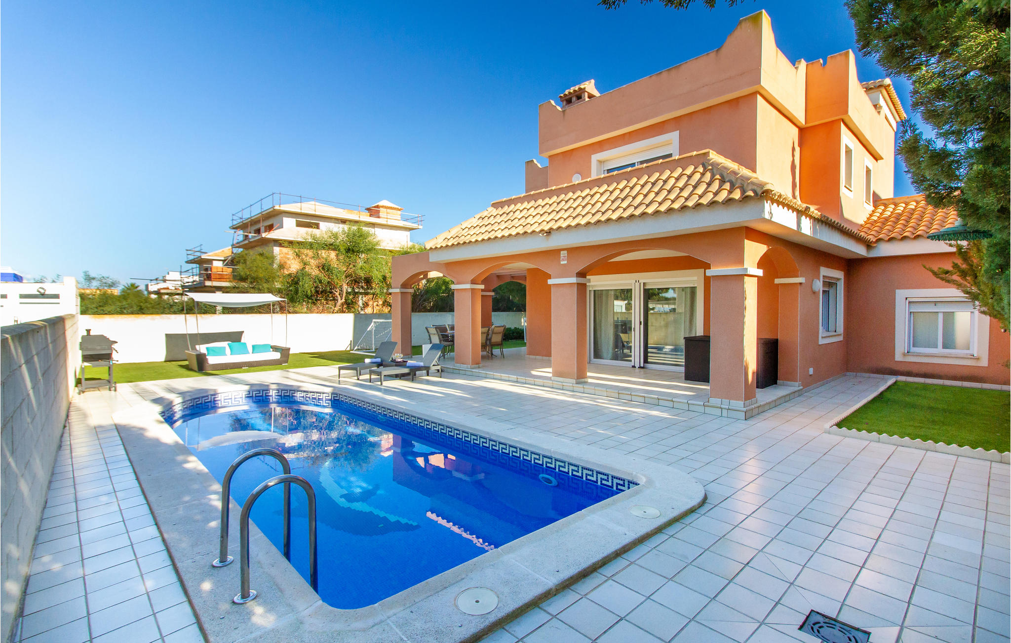 Vakantiehuis met privé zwembad in La Manga del Mar Menor (Spanje) voor 8 personen