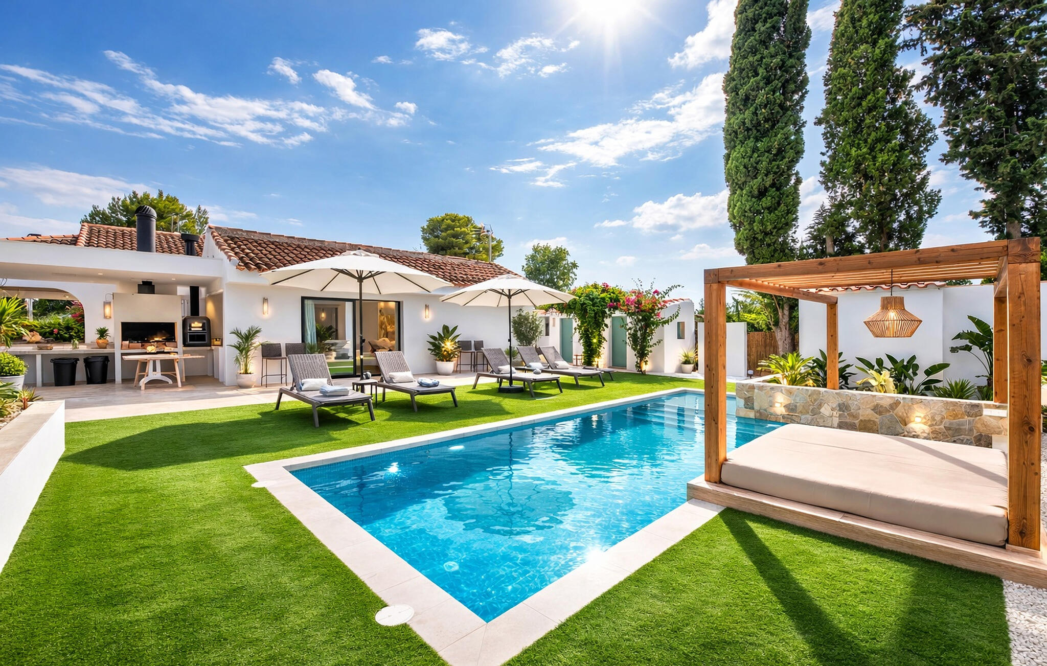 Vakantiehuis met privé zwembad in Murcia (Spanje) voor 7 personen