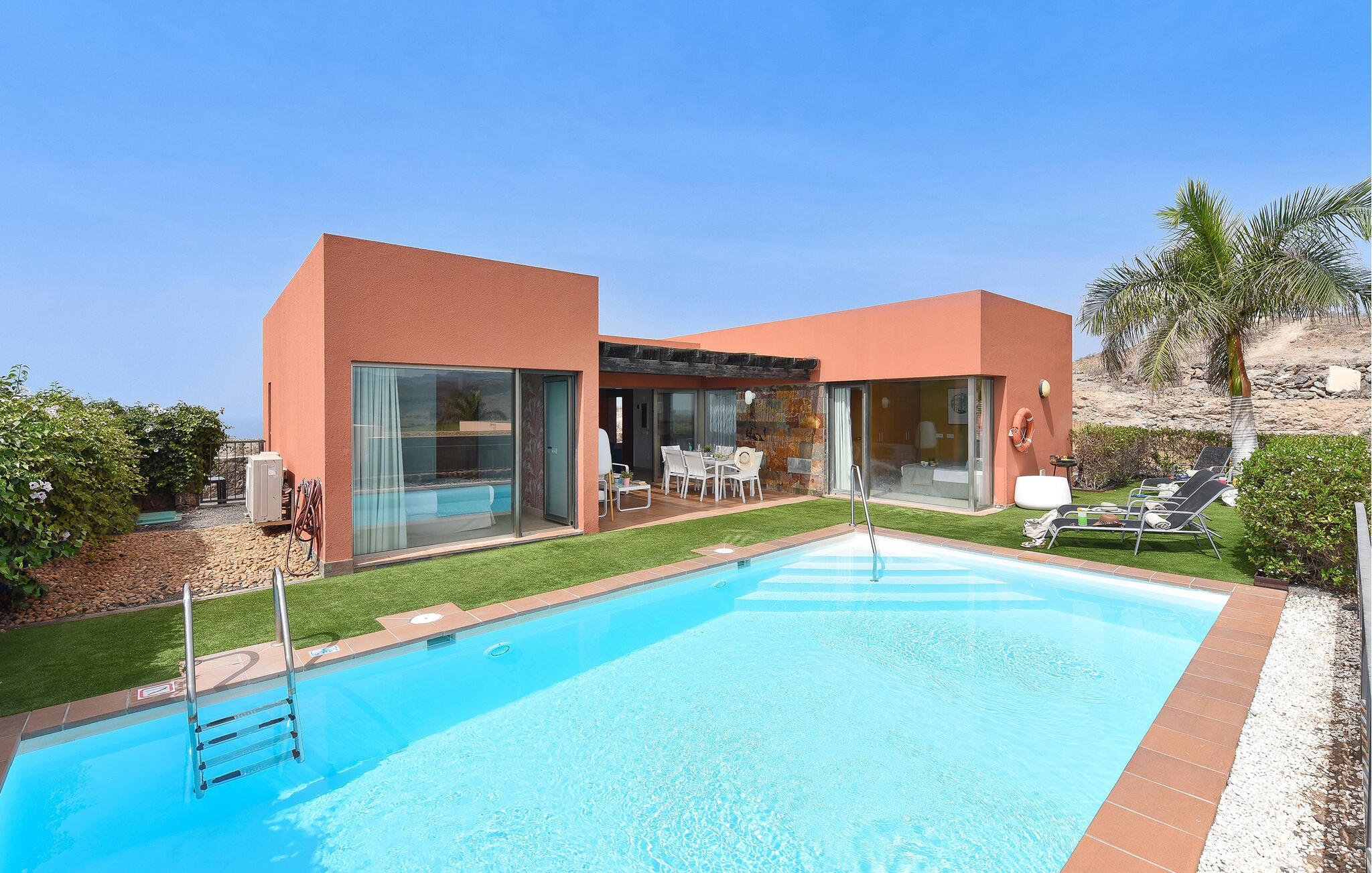 Vakantiehuis met privé zwembad in SAN BARTOLOME TIRAJANA (Spanje) voor 4 personen