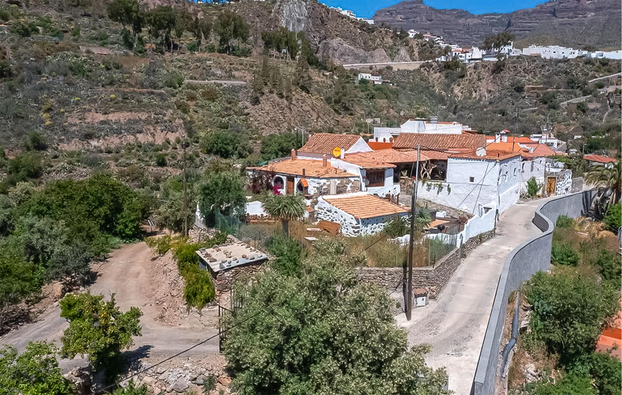 Vakantiehuis met omheinde tuin in Gran Canaria (Spanje) 1 hond is welkom