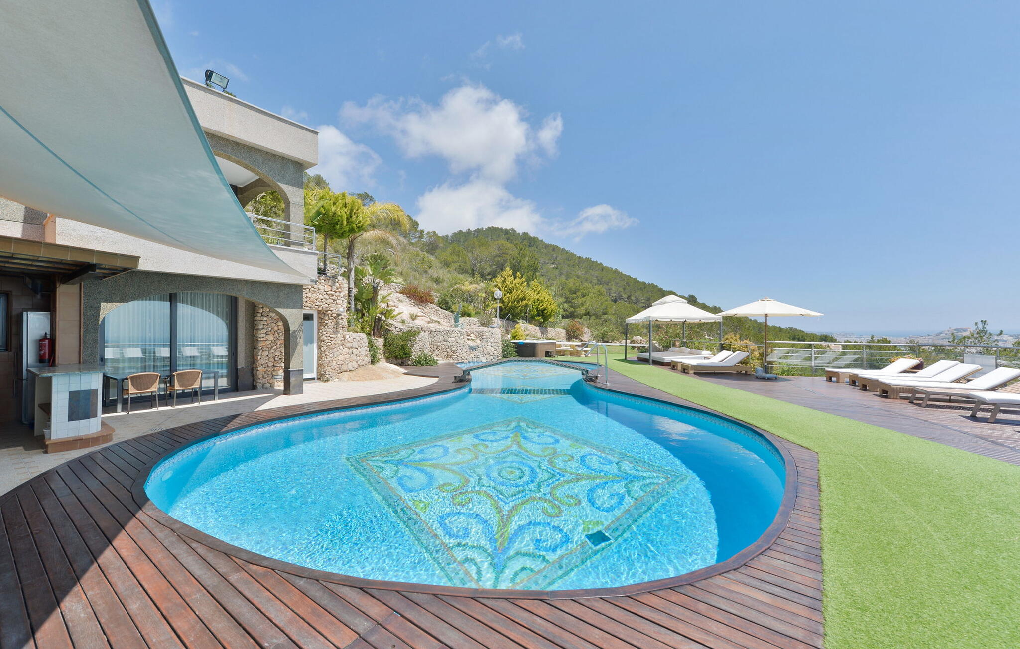 Vakantiehuis met privé zwembad in VILLA LUZ-  Ibiza (Spanje) voor 12 personen